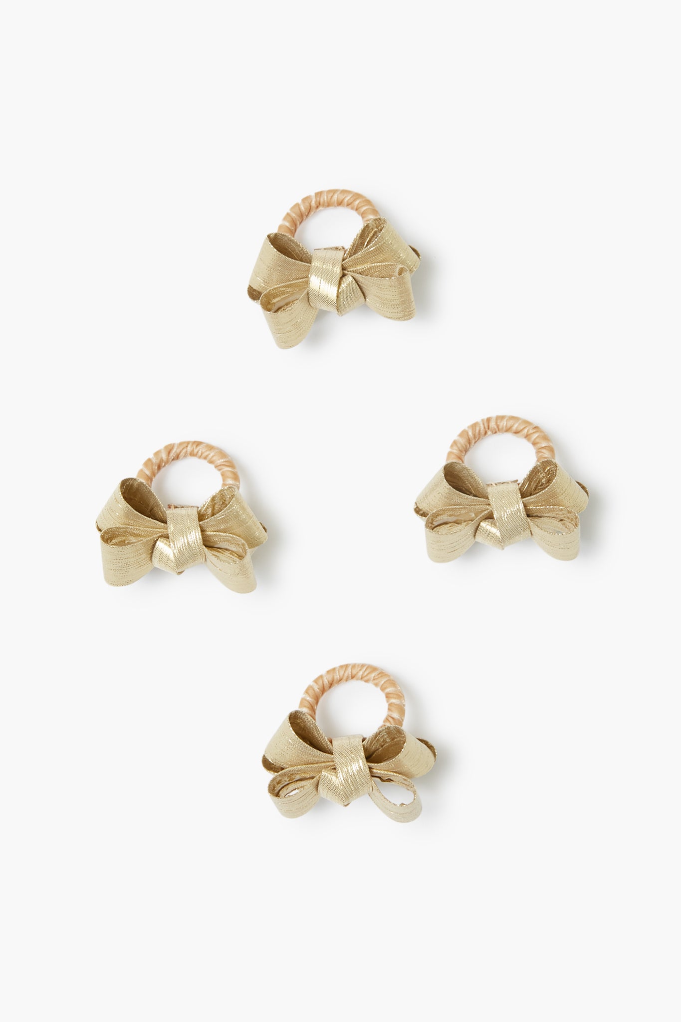 Gold Tuxedo Napkin Ring Set Of 4-Beilave