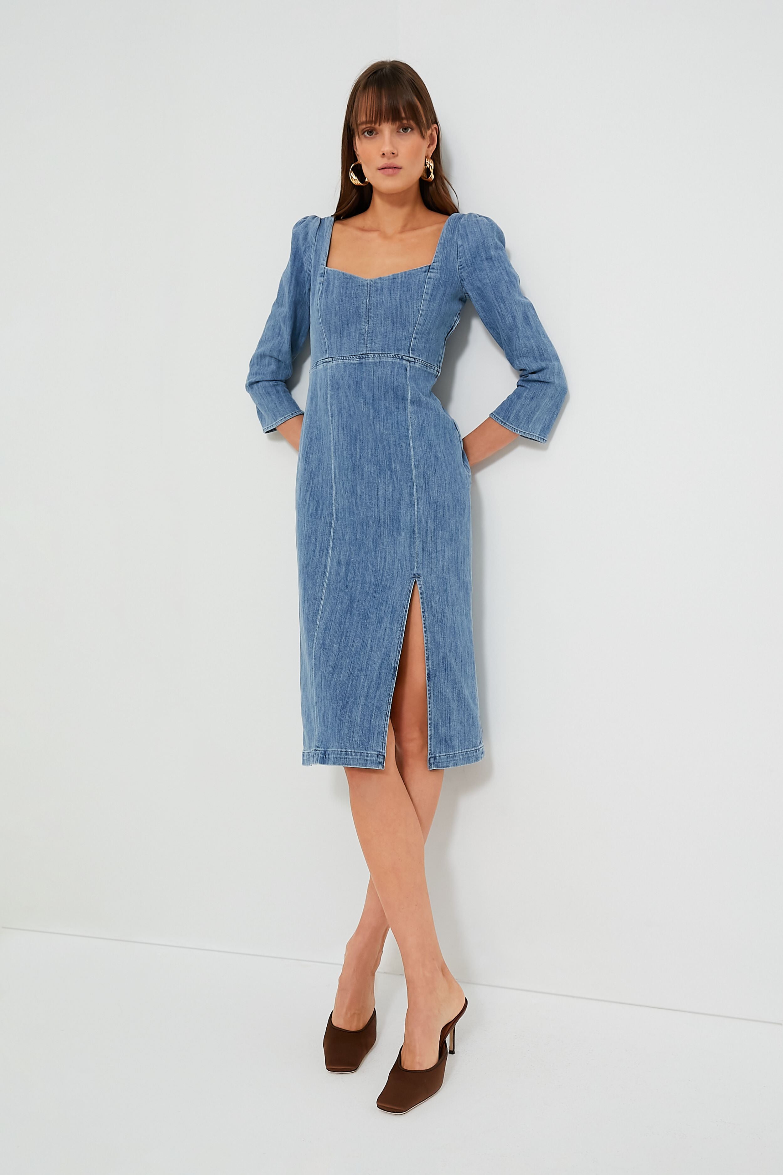 Dusty Blue Tallulah Dress-Beilave