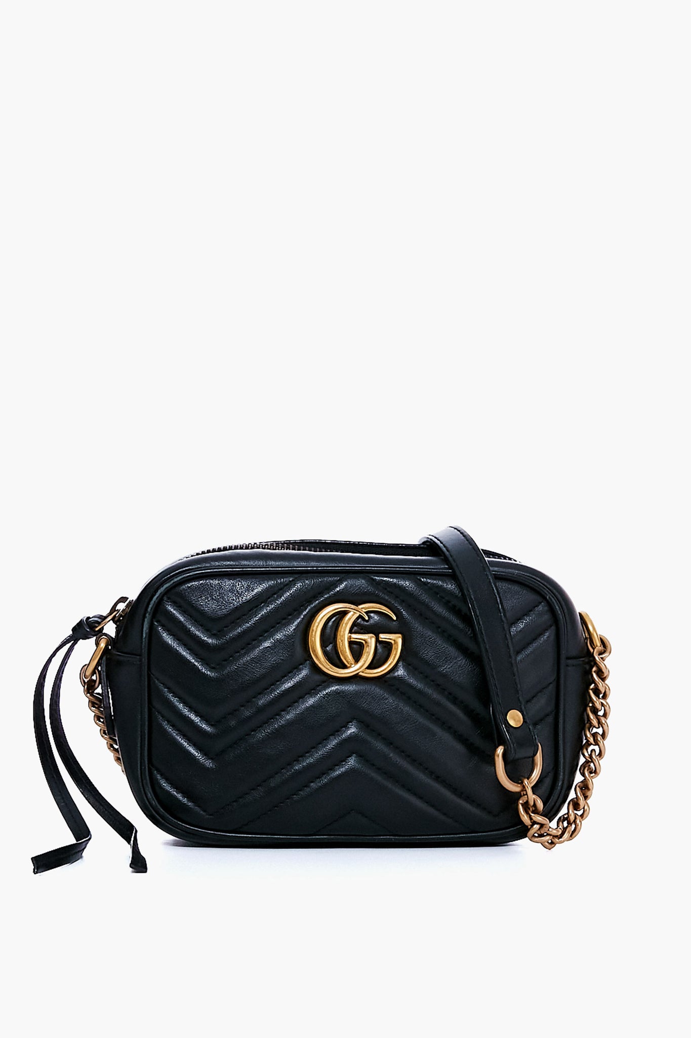 Gucci Black Mini Marmont Crossbody-Beilave