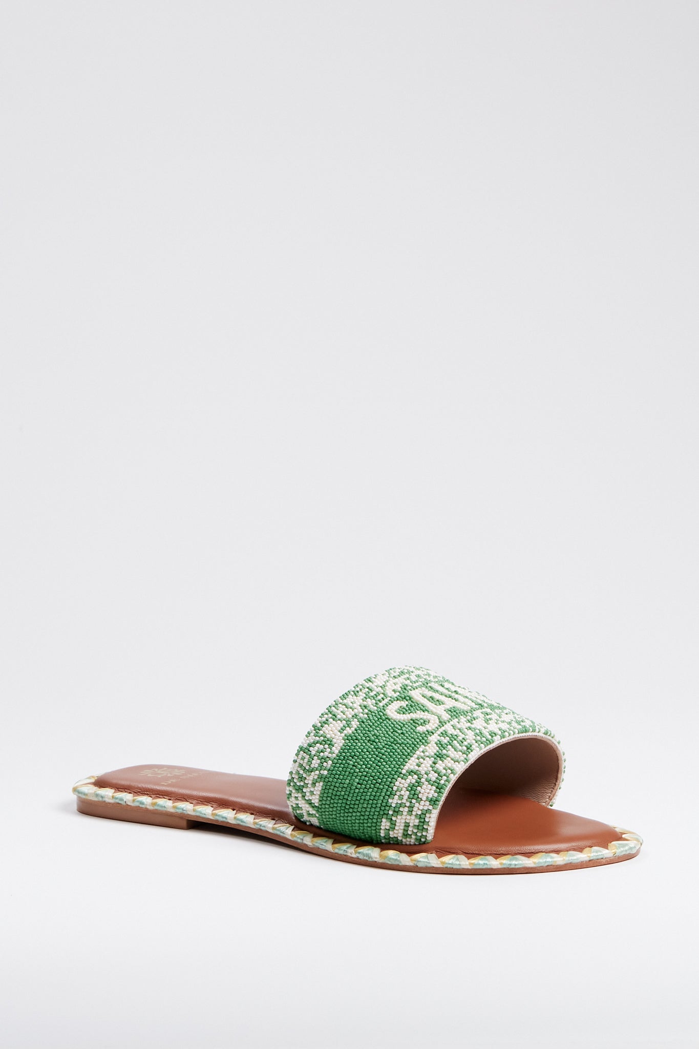 Emerald Green Saint Tropez Sandals-Beilave