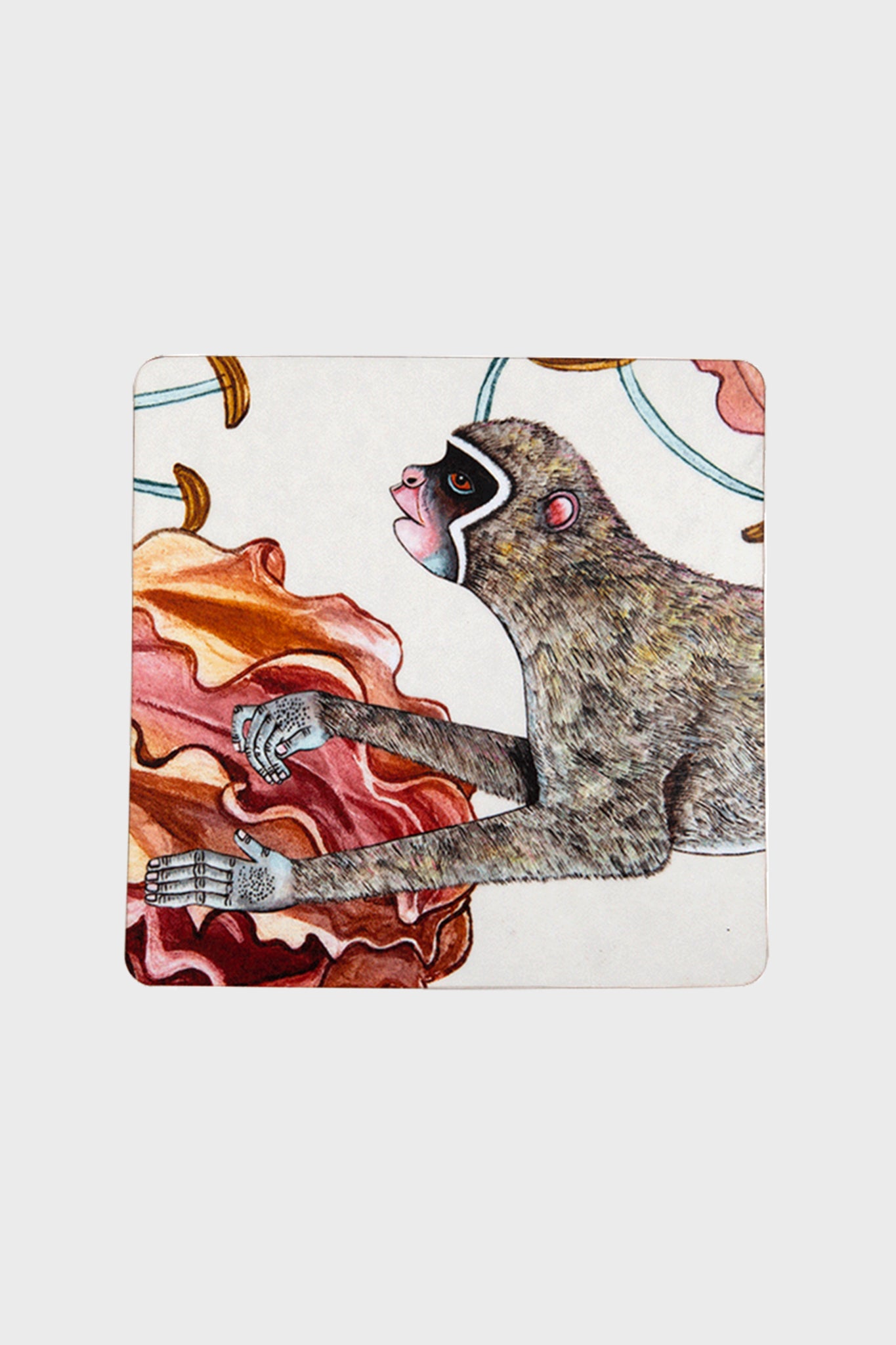 Sandstone Flame Lily Crocodile Coasters-Beilave