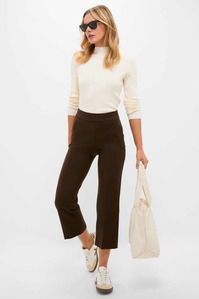 Cream Ribbed Holden Turtleneck-Beilave