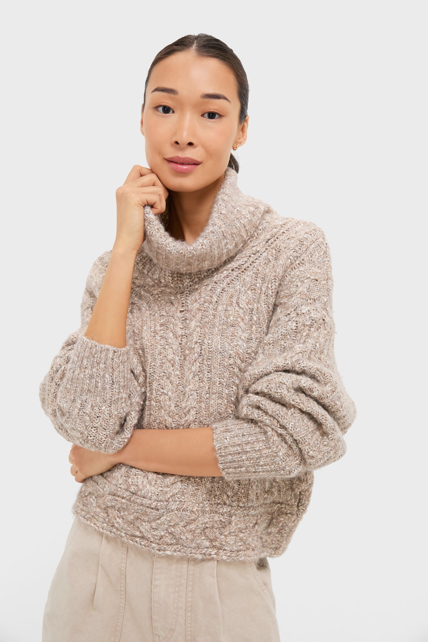 Taupe Brenda Sweater-Beilave
