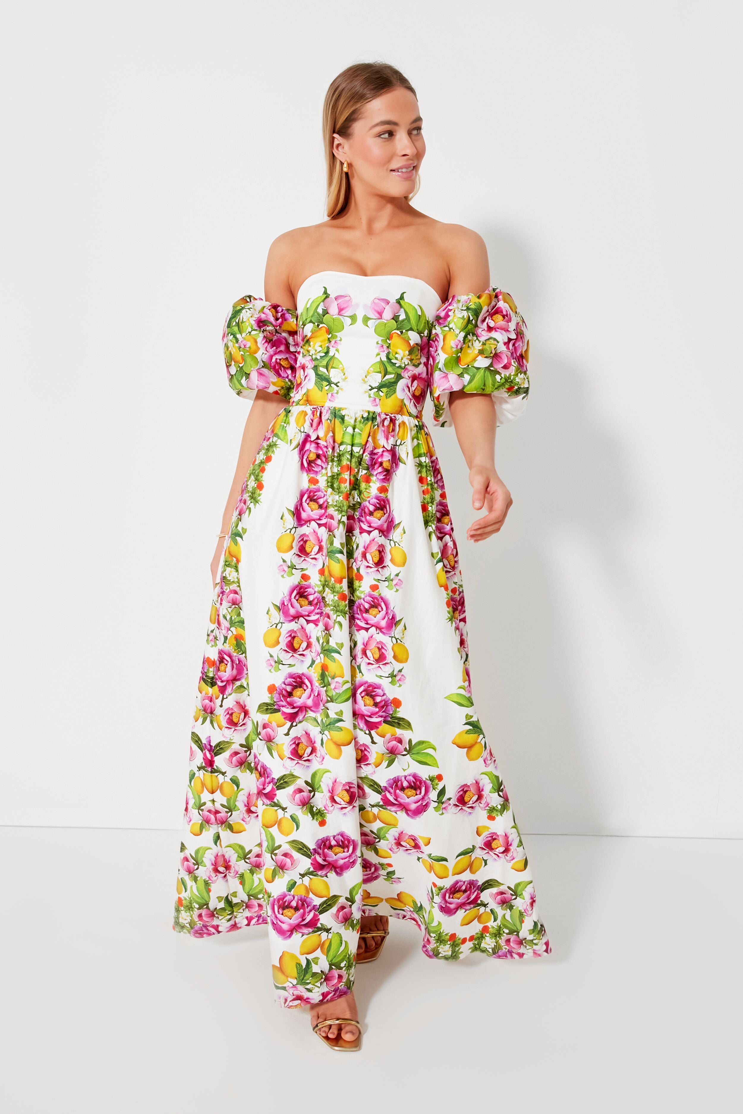 Peonia Pink Juliet Cotton Dress-Beilave