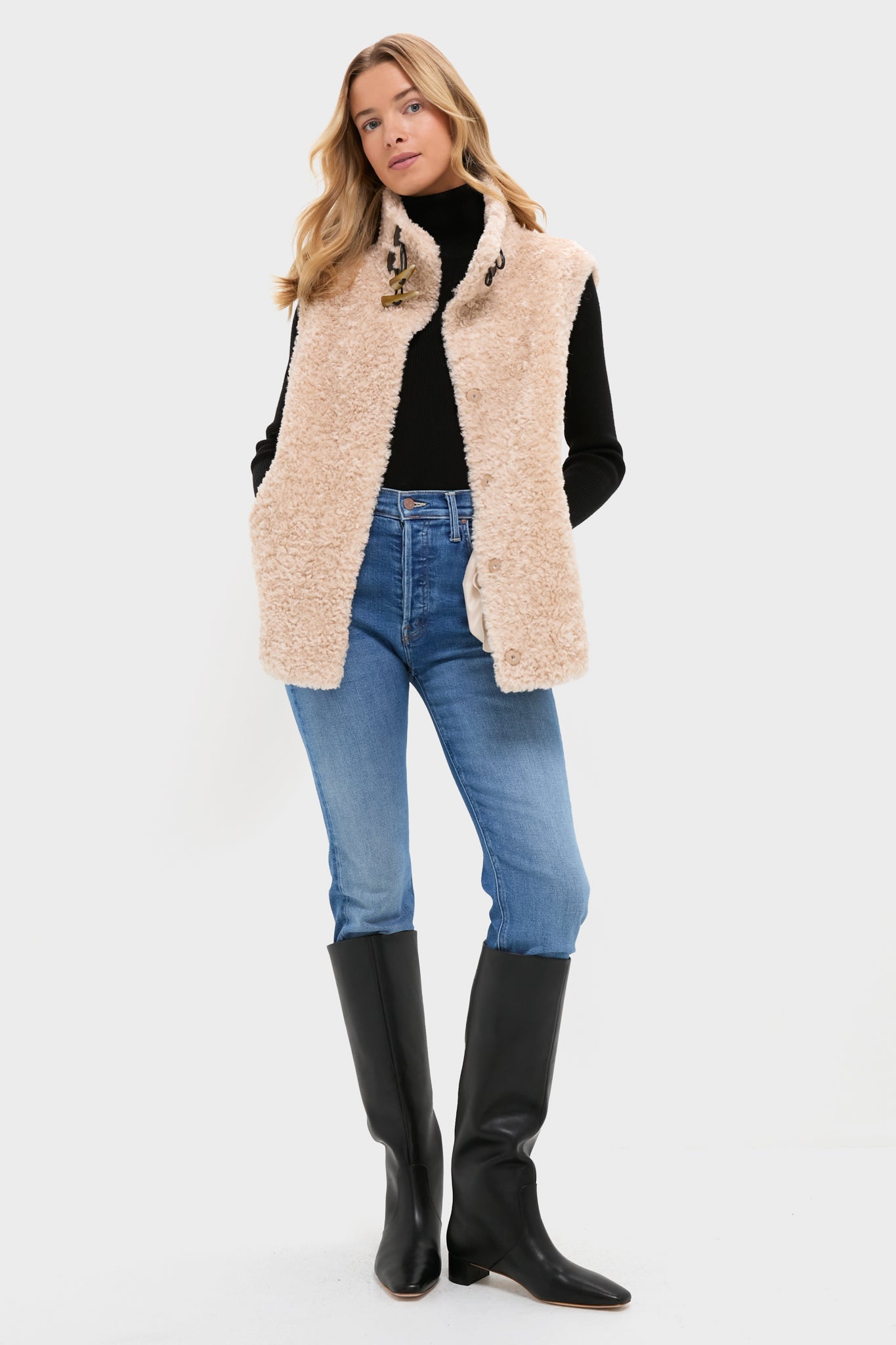Tan Sherpa Wilson Vest-Beilave