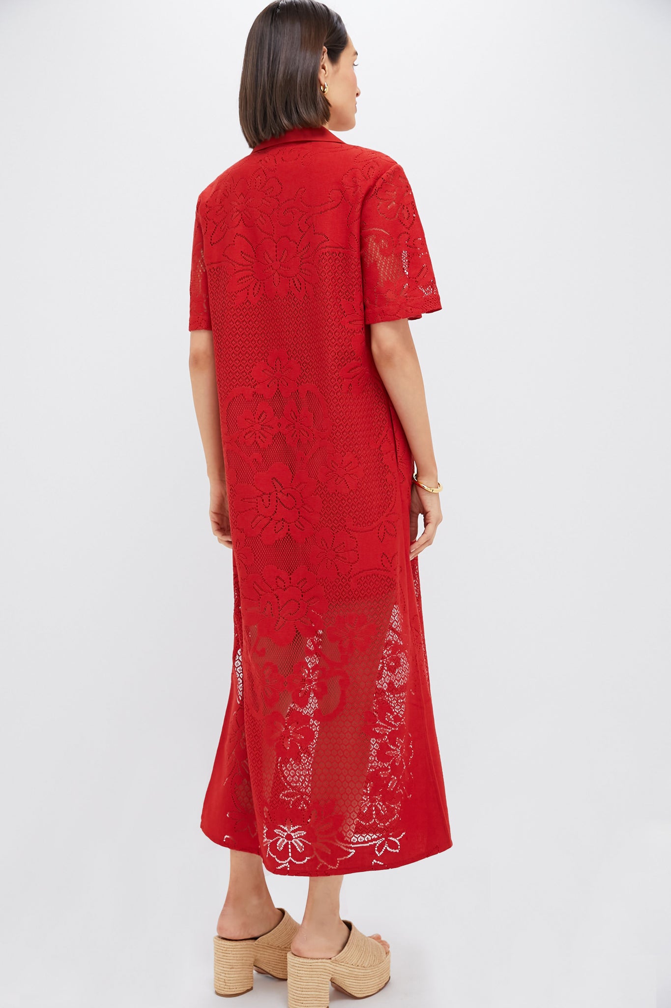 Crimson Lace Marta Dress-Beilave