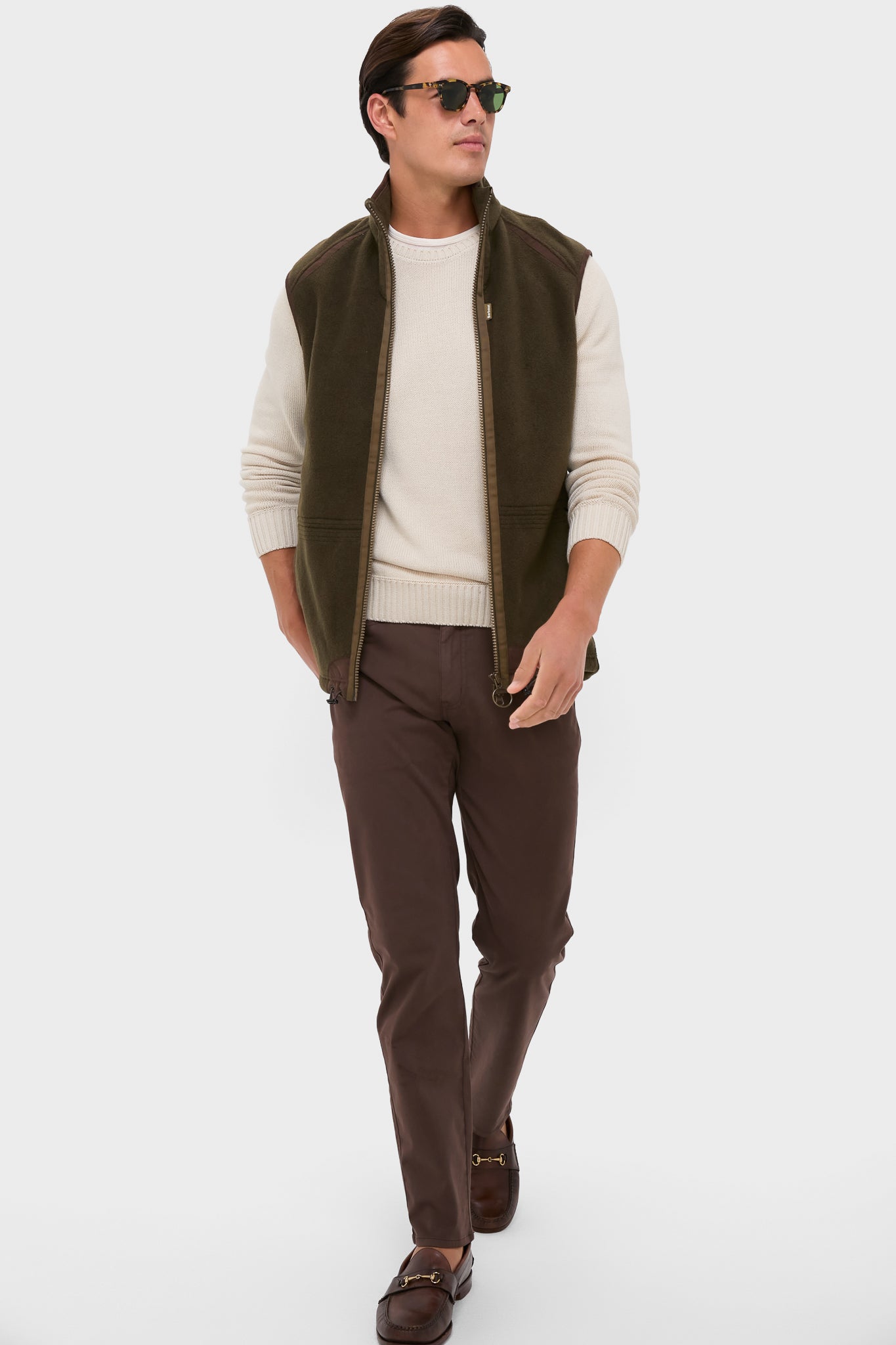 Olive Langdale Fleece Gilet-Beilave