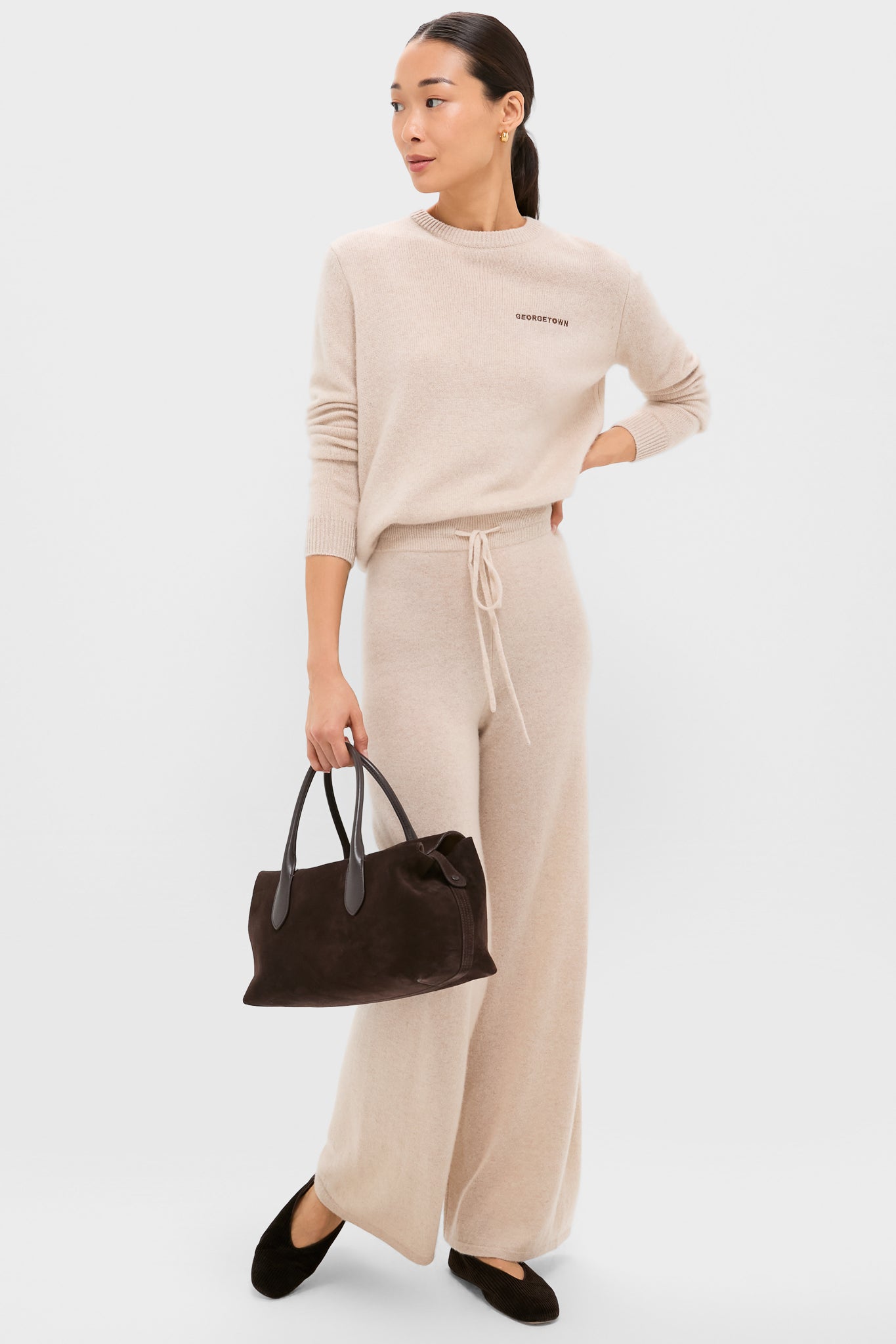 Sandstone Cashmere Jane Pant-Beilave