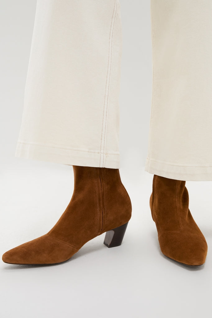 Cacao Stretch Doria Boots-Beilave