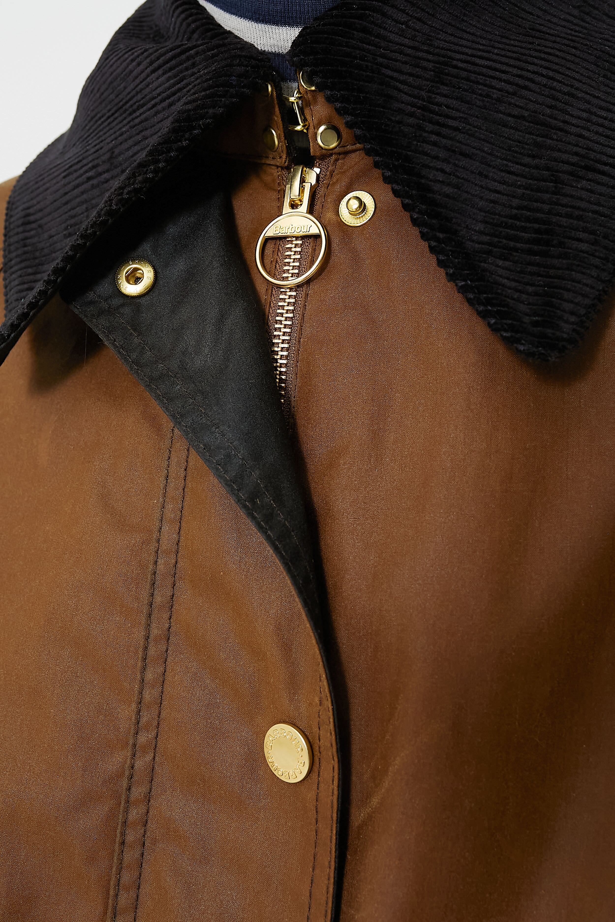 Tan Townfield Wax Jacket-Beilave