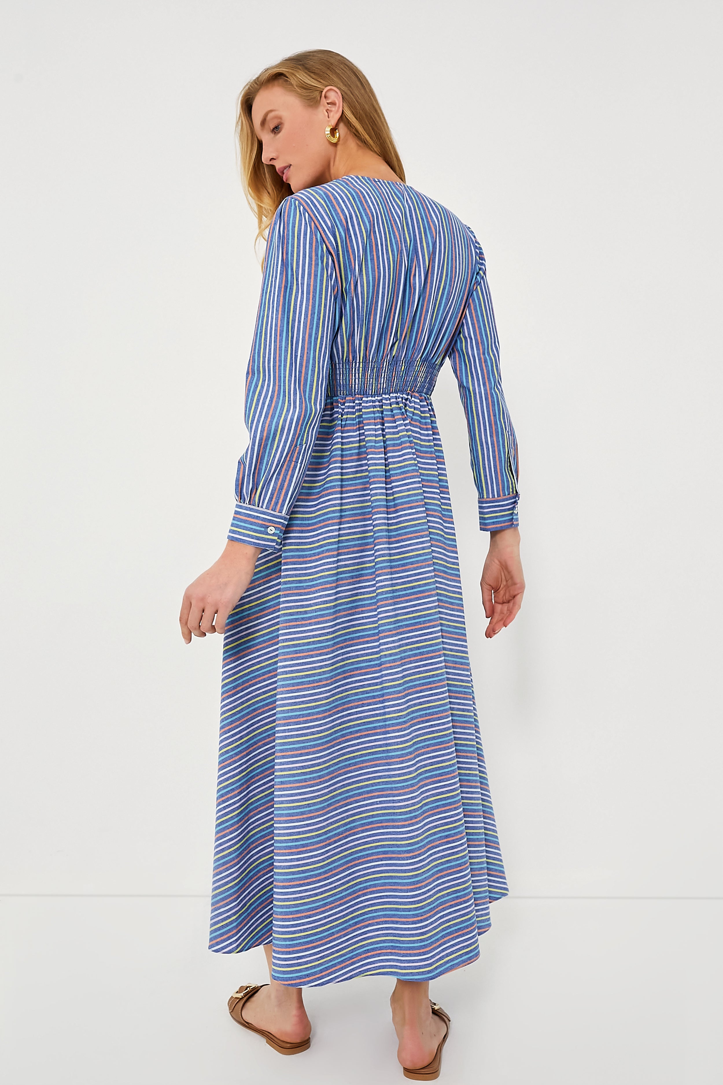 Provence Stripe Mila Dress-Beilave
