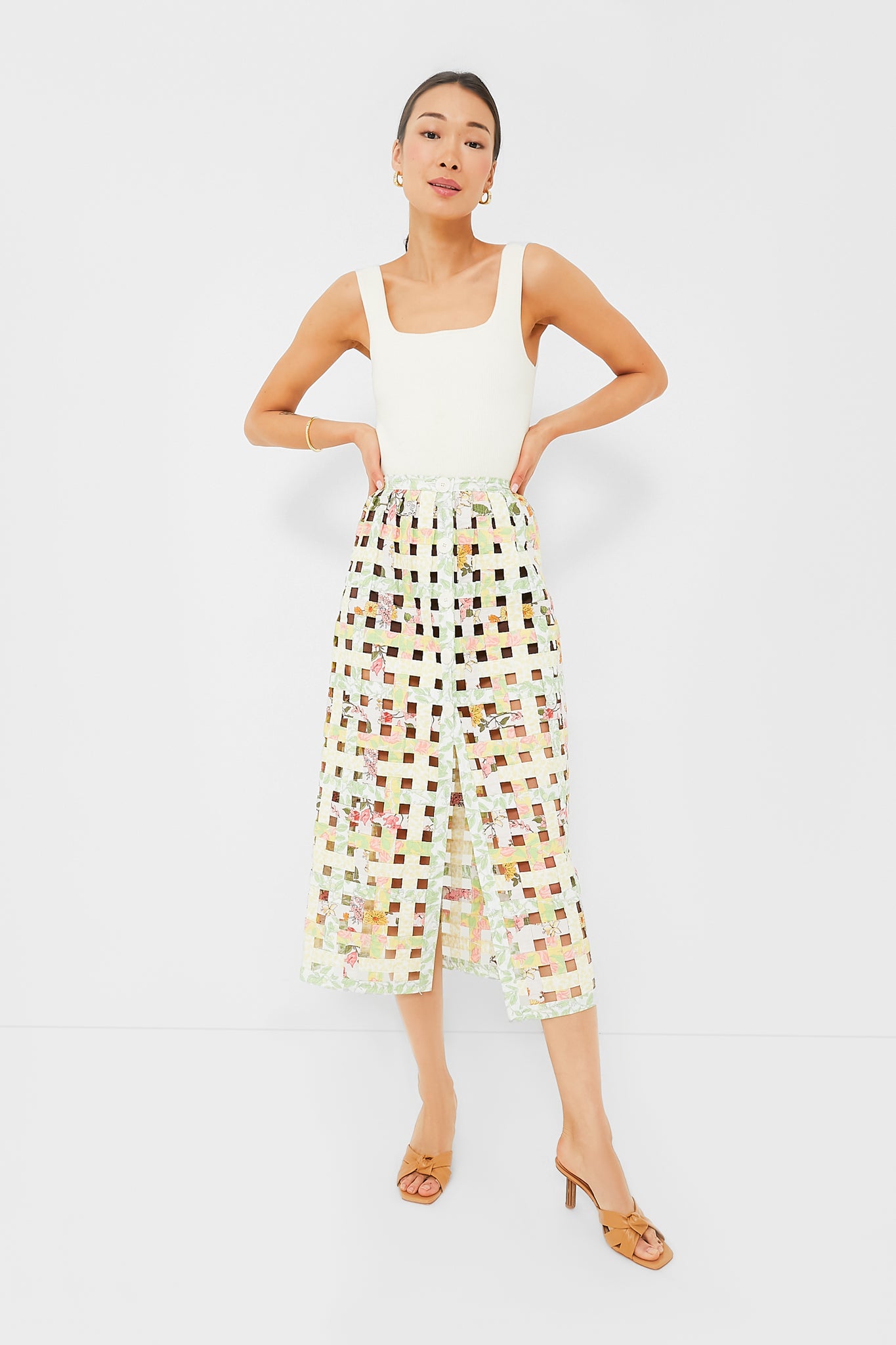 Warm Multi Basket Skirt-Beilave