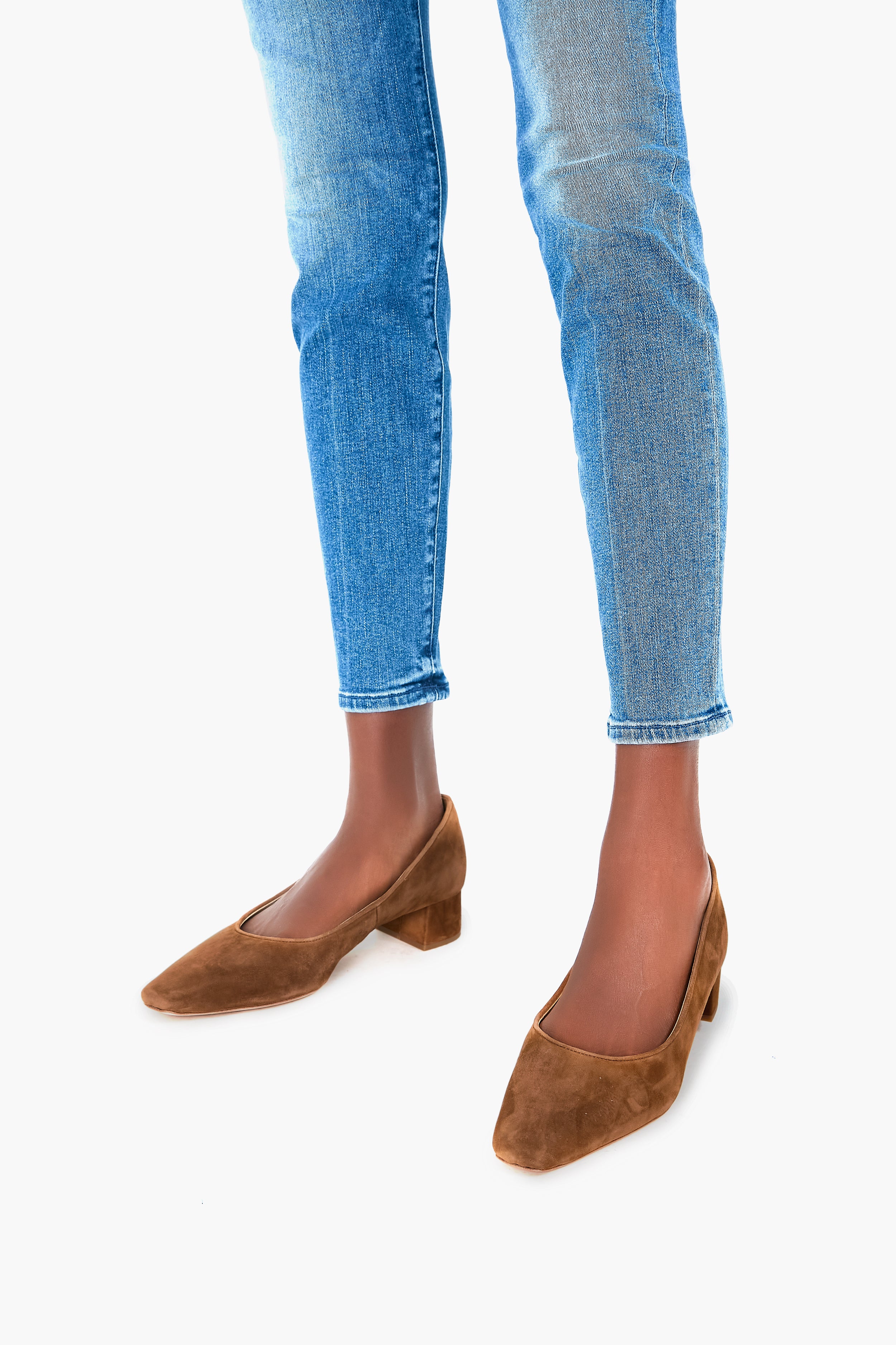 Cacao Suede Nerine Heels-Beilave