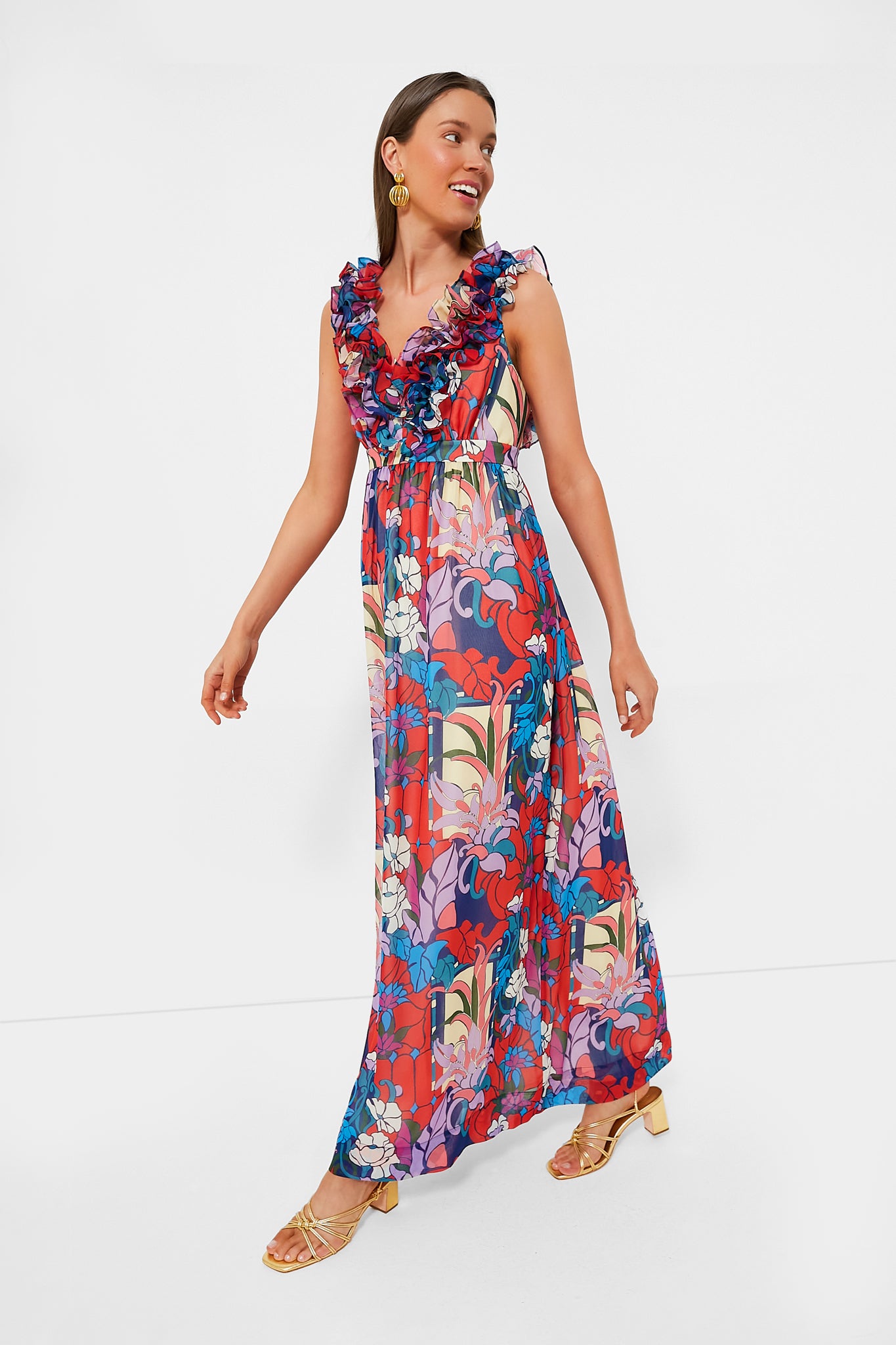 Climbing Cosmos Priscilla Dress-Beilave