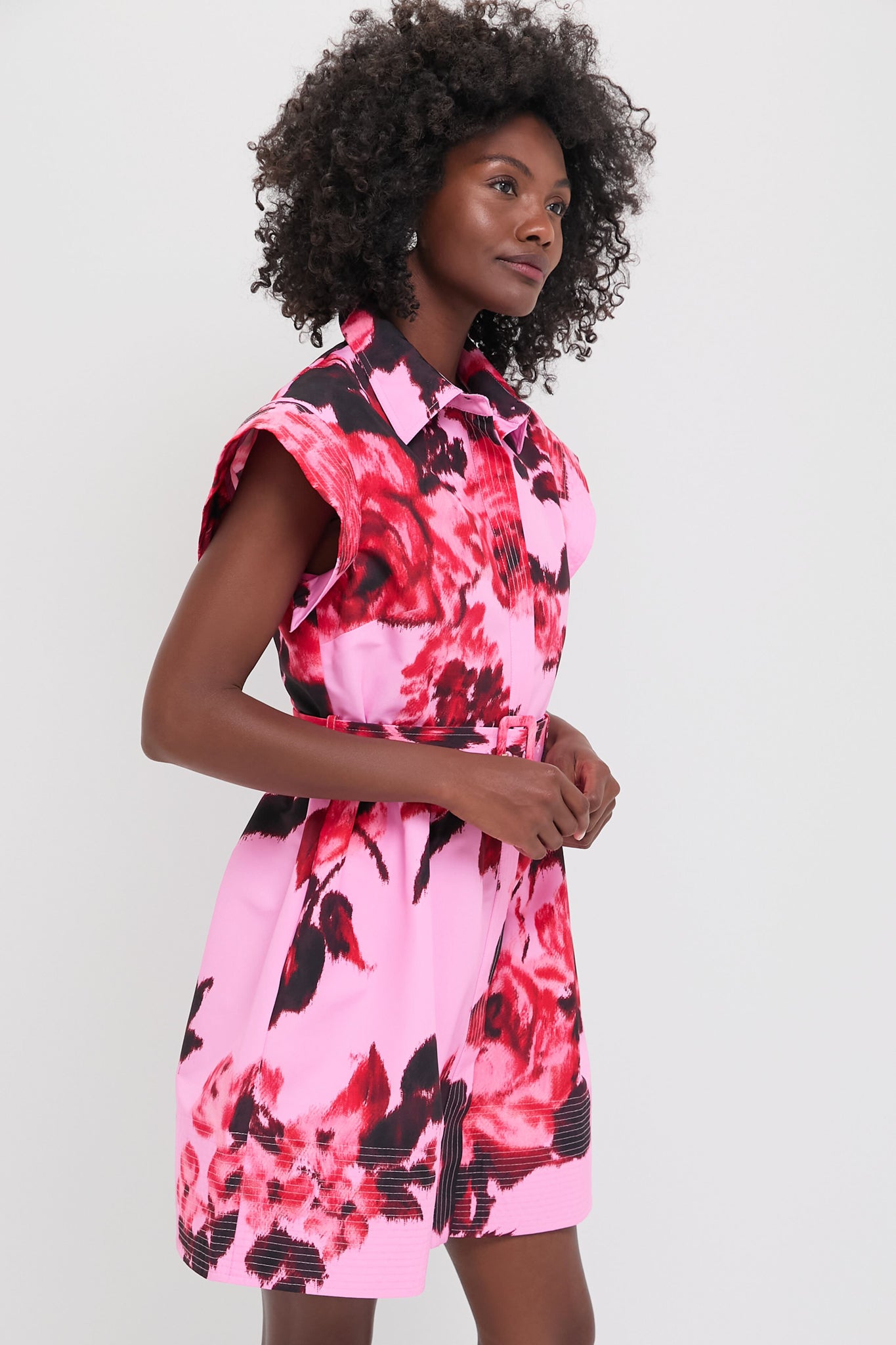 Cerise Blossom Mini Chloe Dress-Beilave