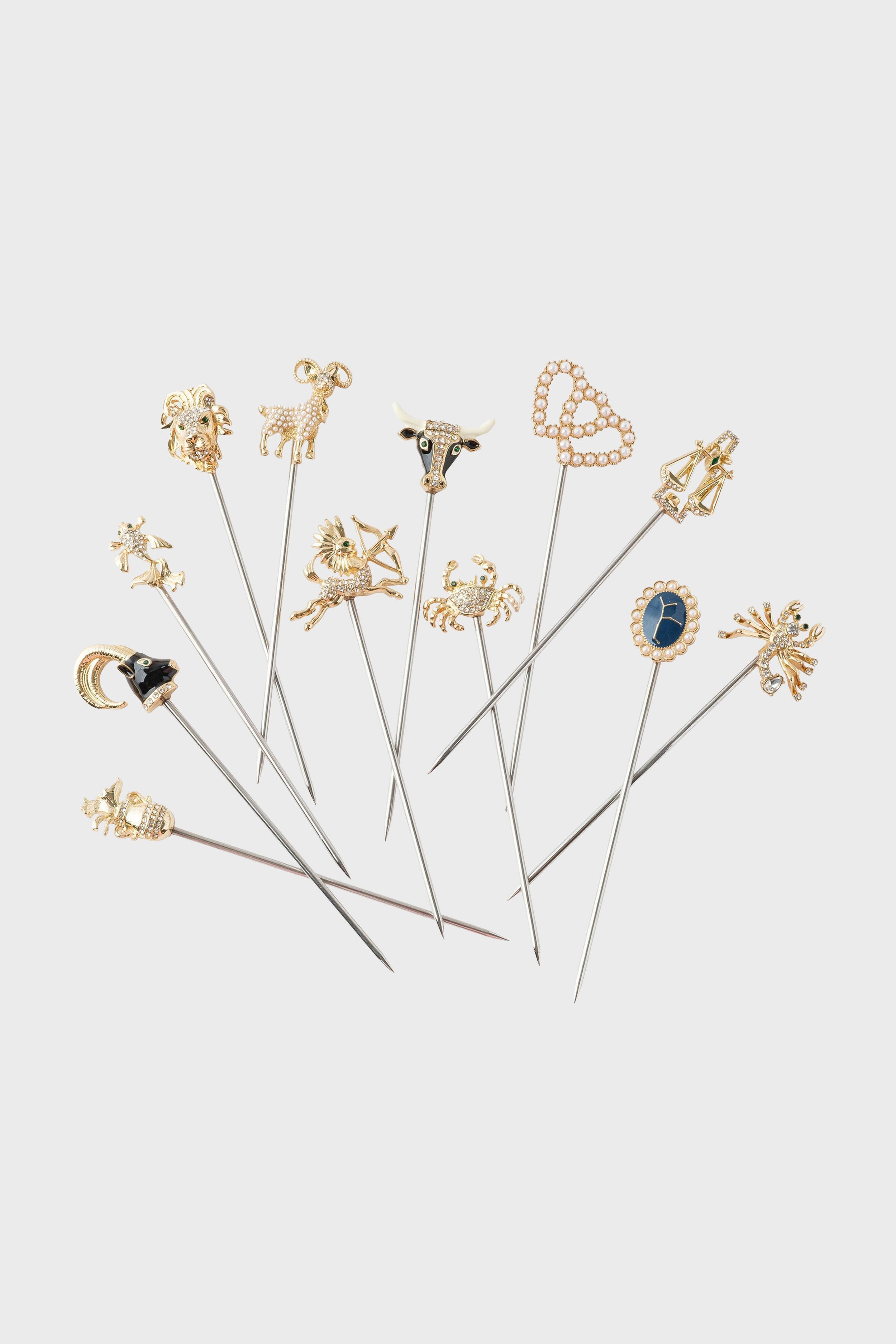 Zodiac Cocktail Picks Gift Set-Beilave