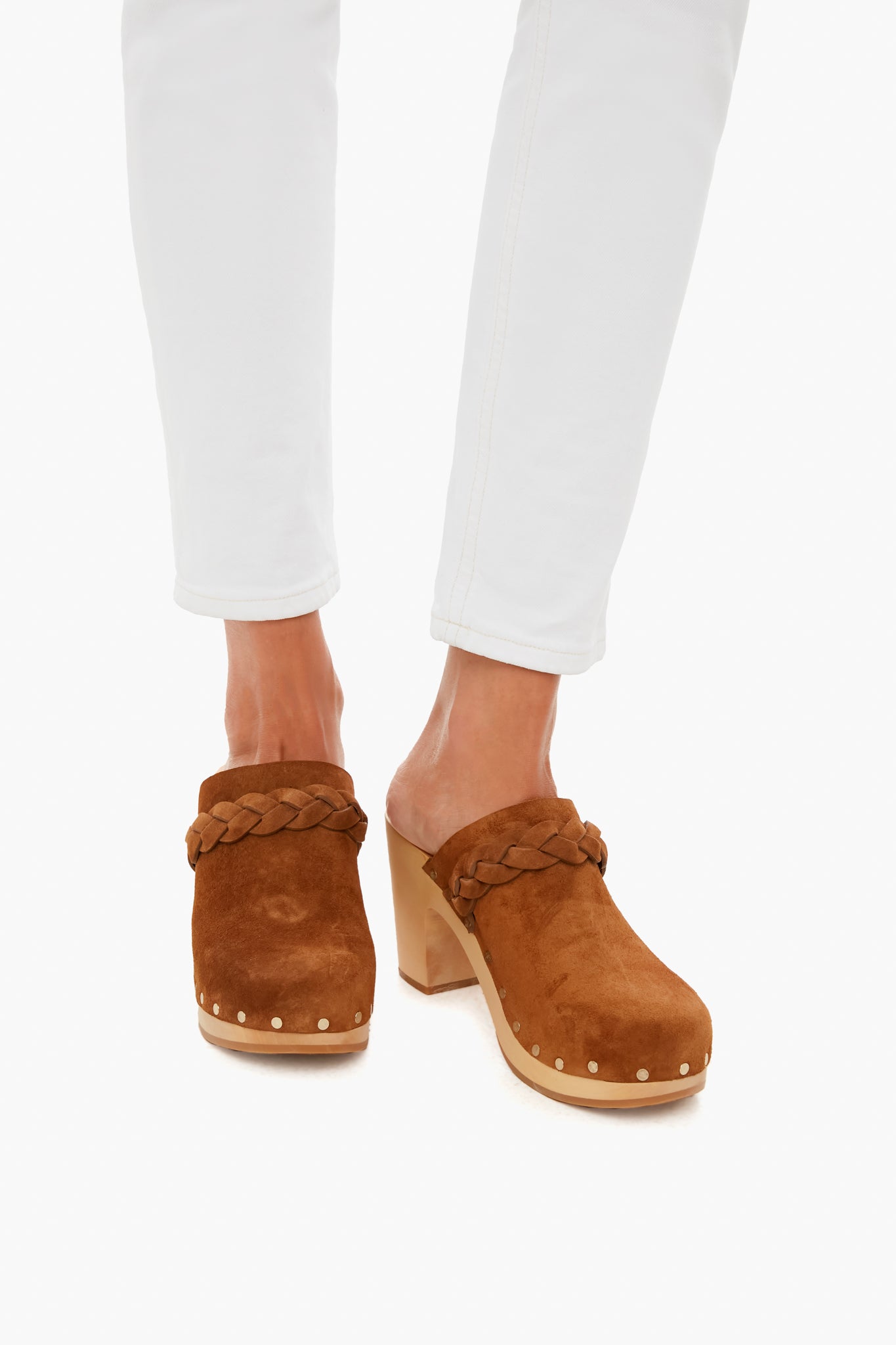 Cacao Suede Merrill Clogs-Beilave