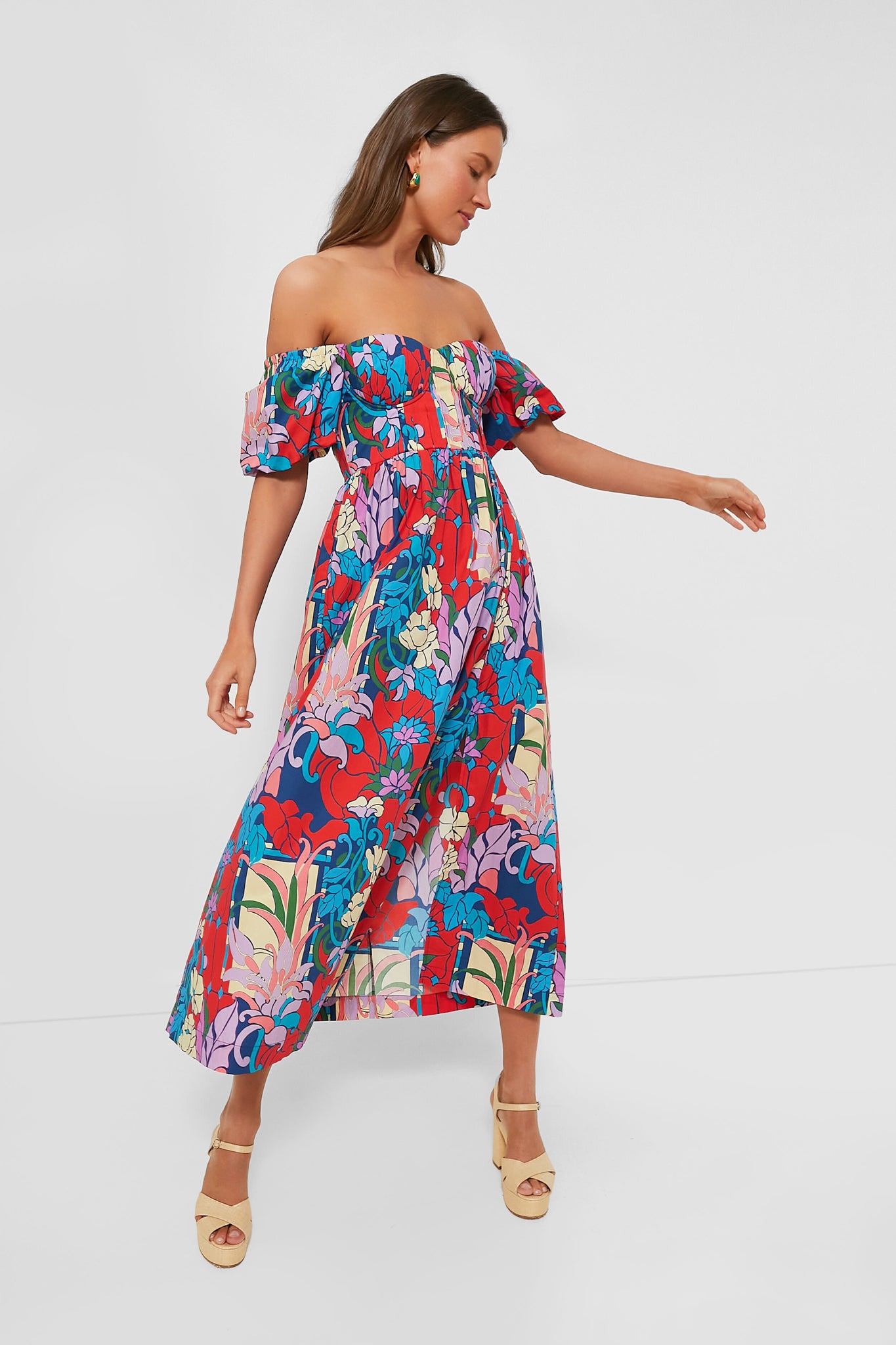 Climbing Cosmos Valerie Dress-Beilave