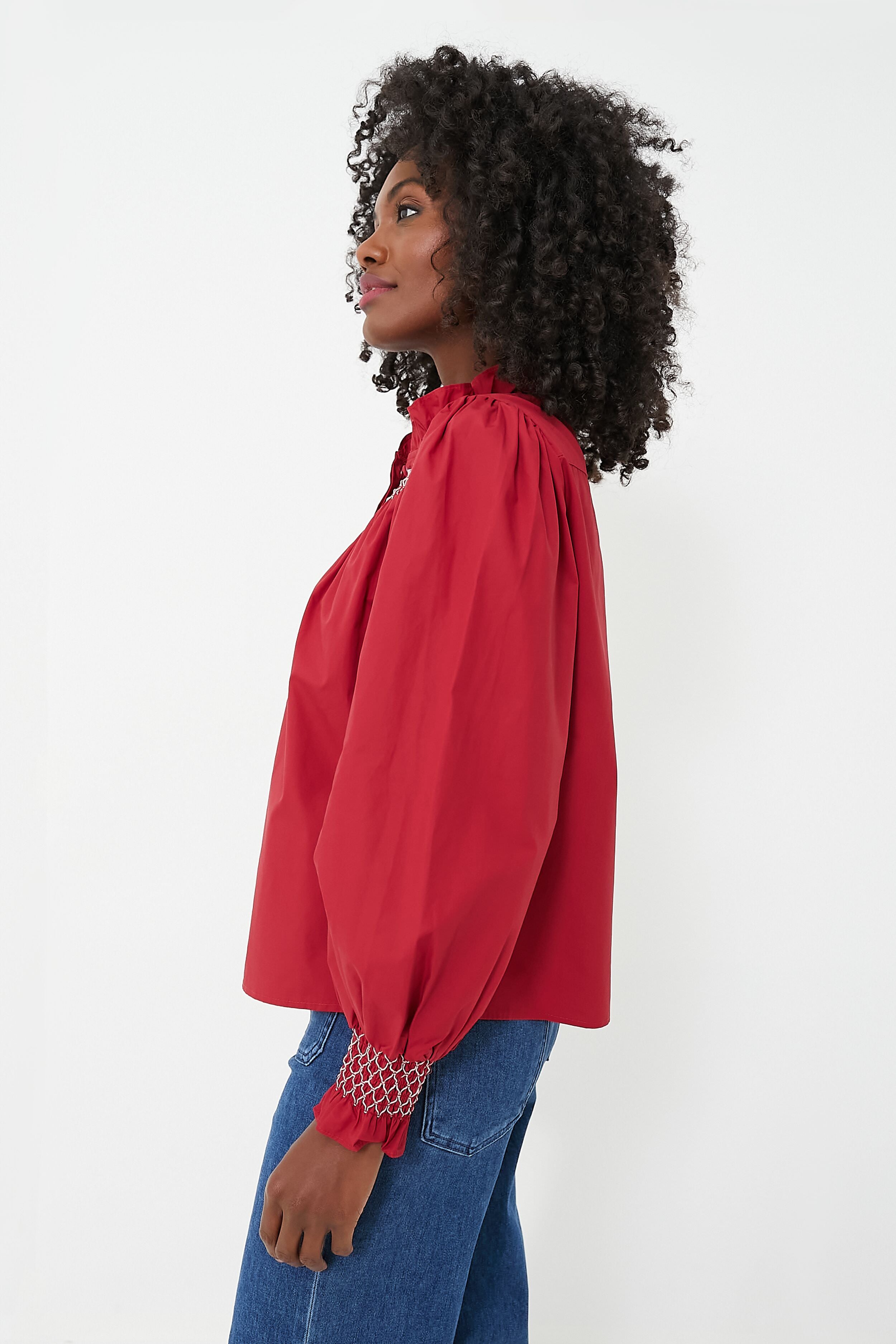 Wine Nicole Shirt Long Sleeve-Beilave