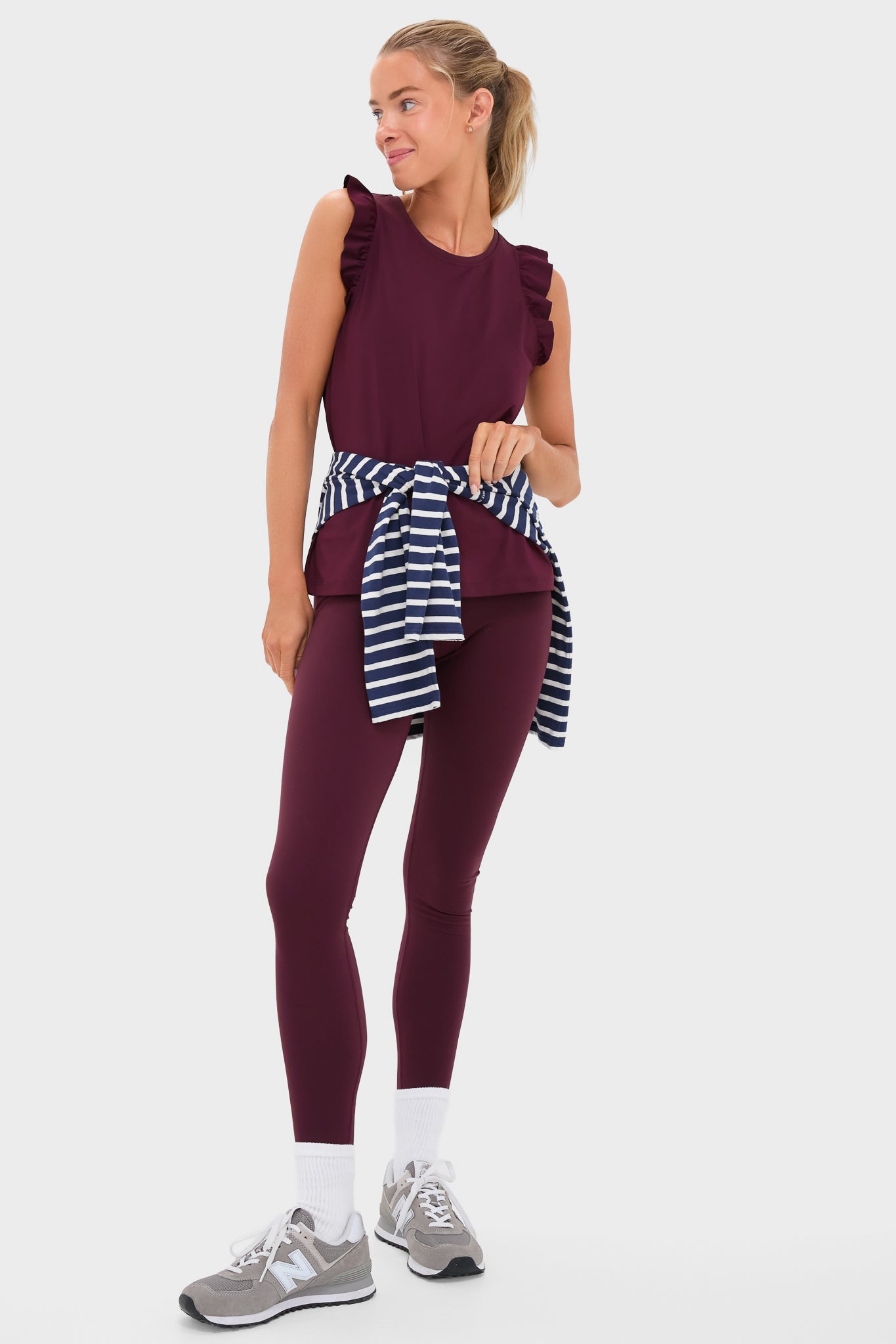 Winetasting High Rise Long Compression Spandex MacKenzie Legging-Beilave