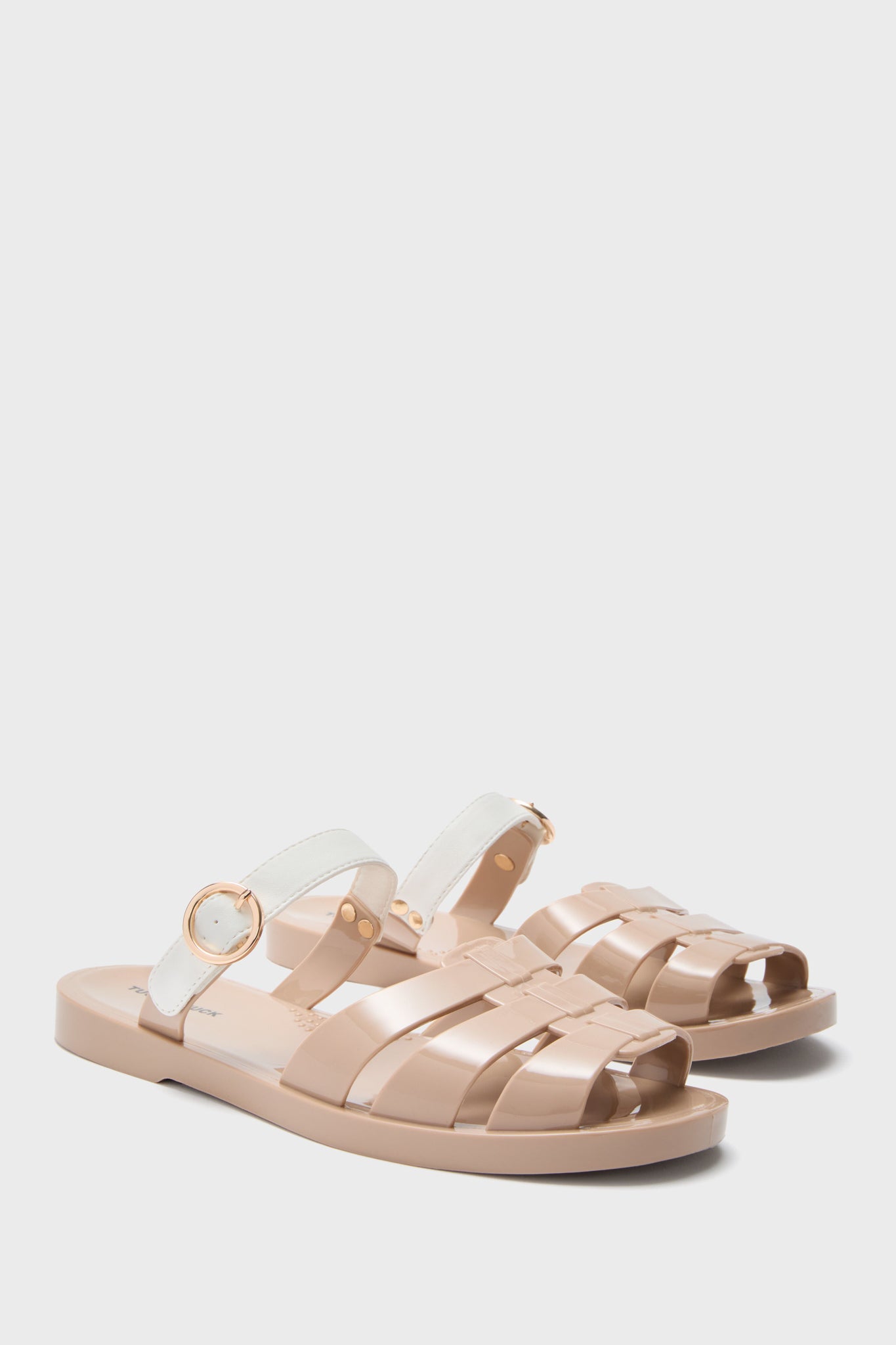 Sand Riley Jelly Sandals-Beilave