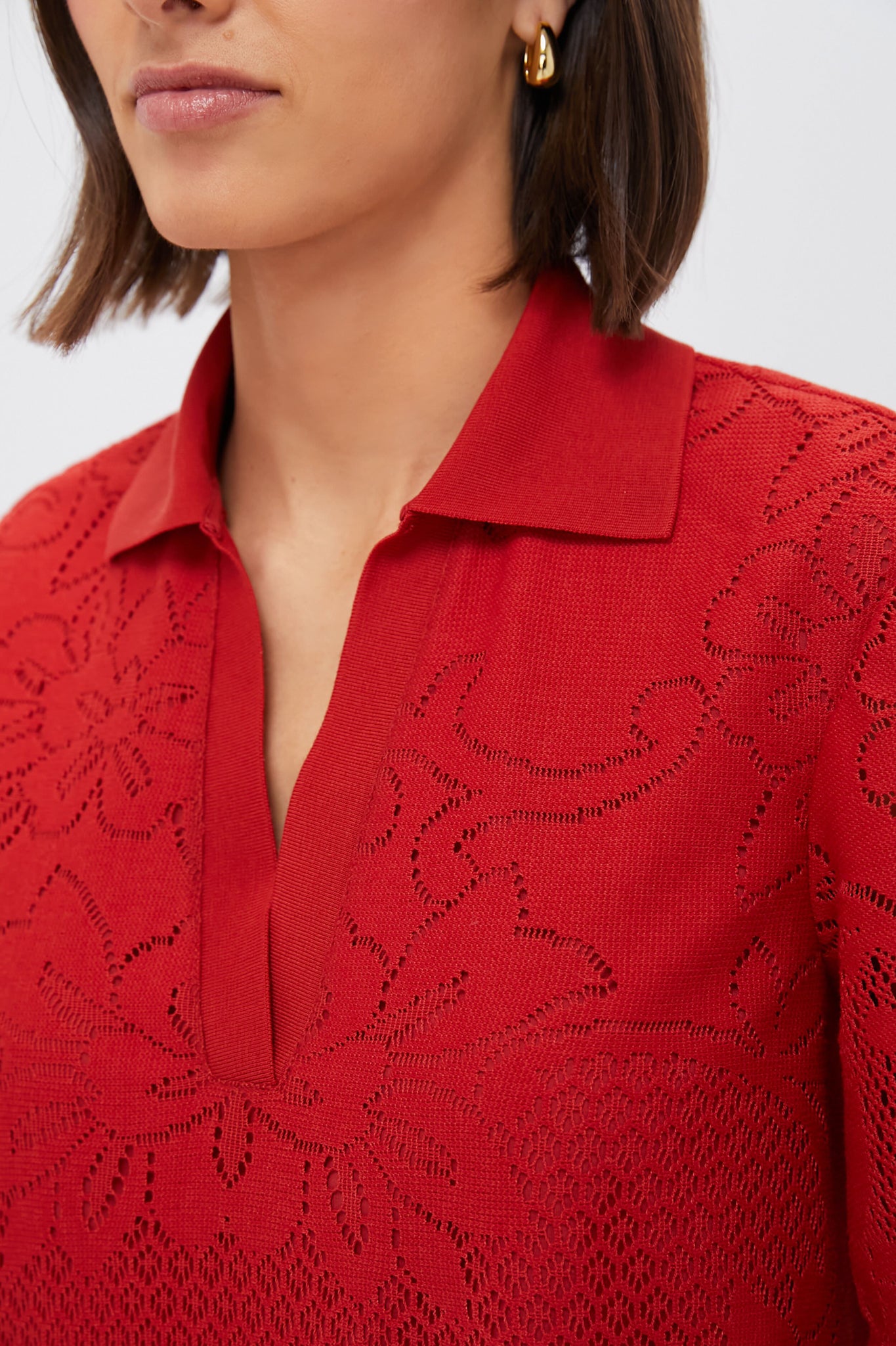 Crimson Lace Marta Dress-Beilave