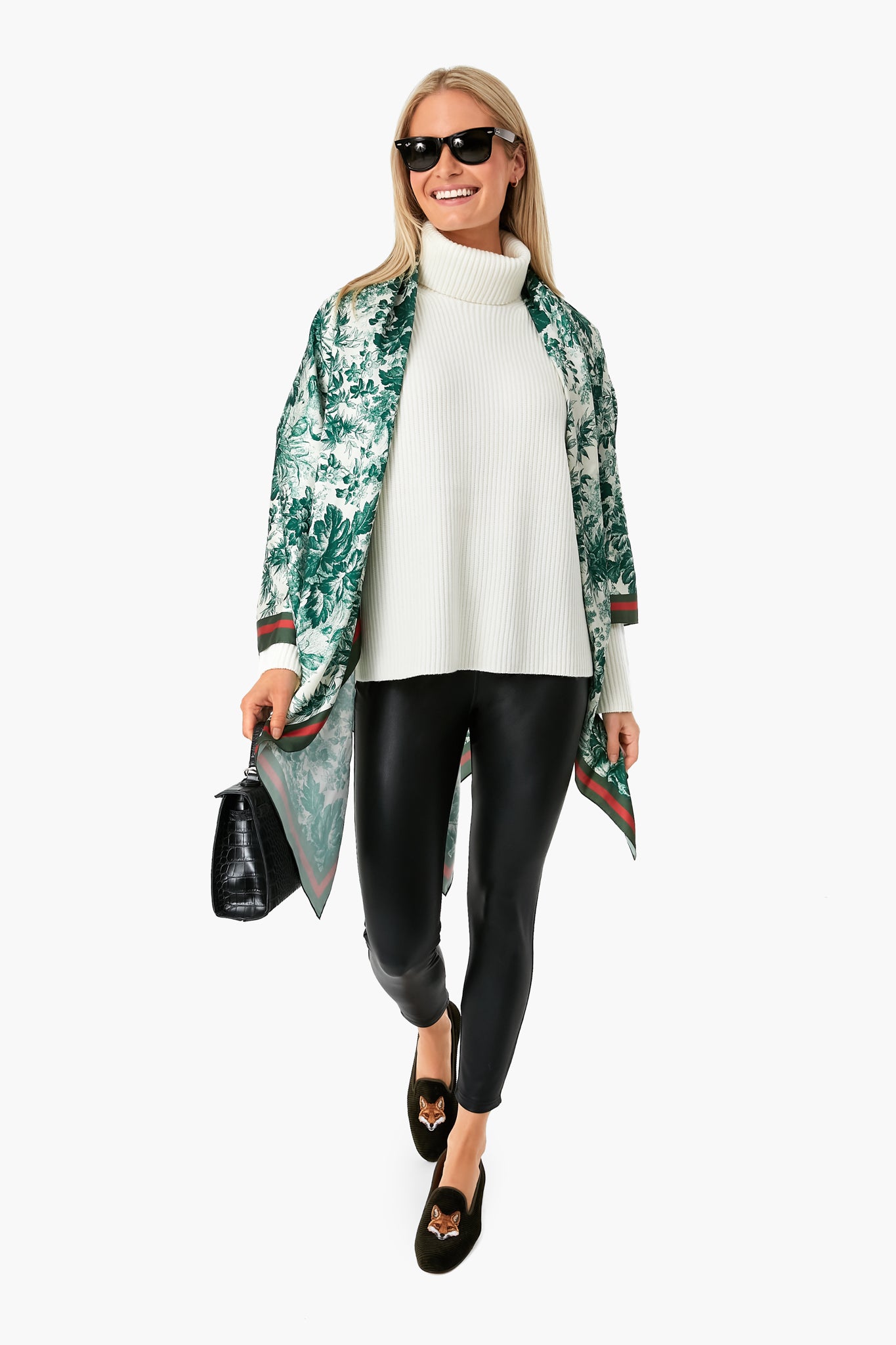 Winter White Laurel Turtleneck-Beilave