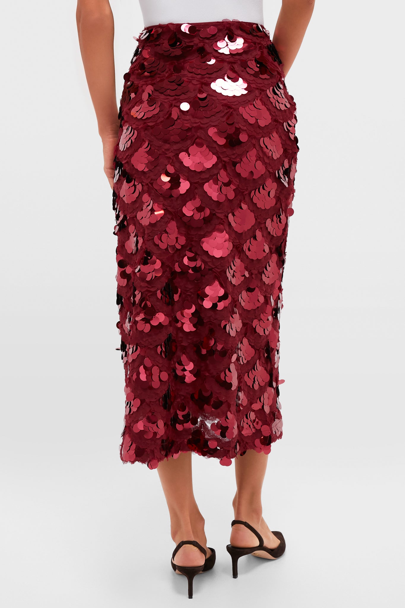 Ruby Paillette Mona Maxi Skirt-Beilave