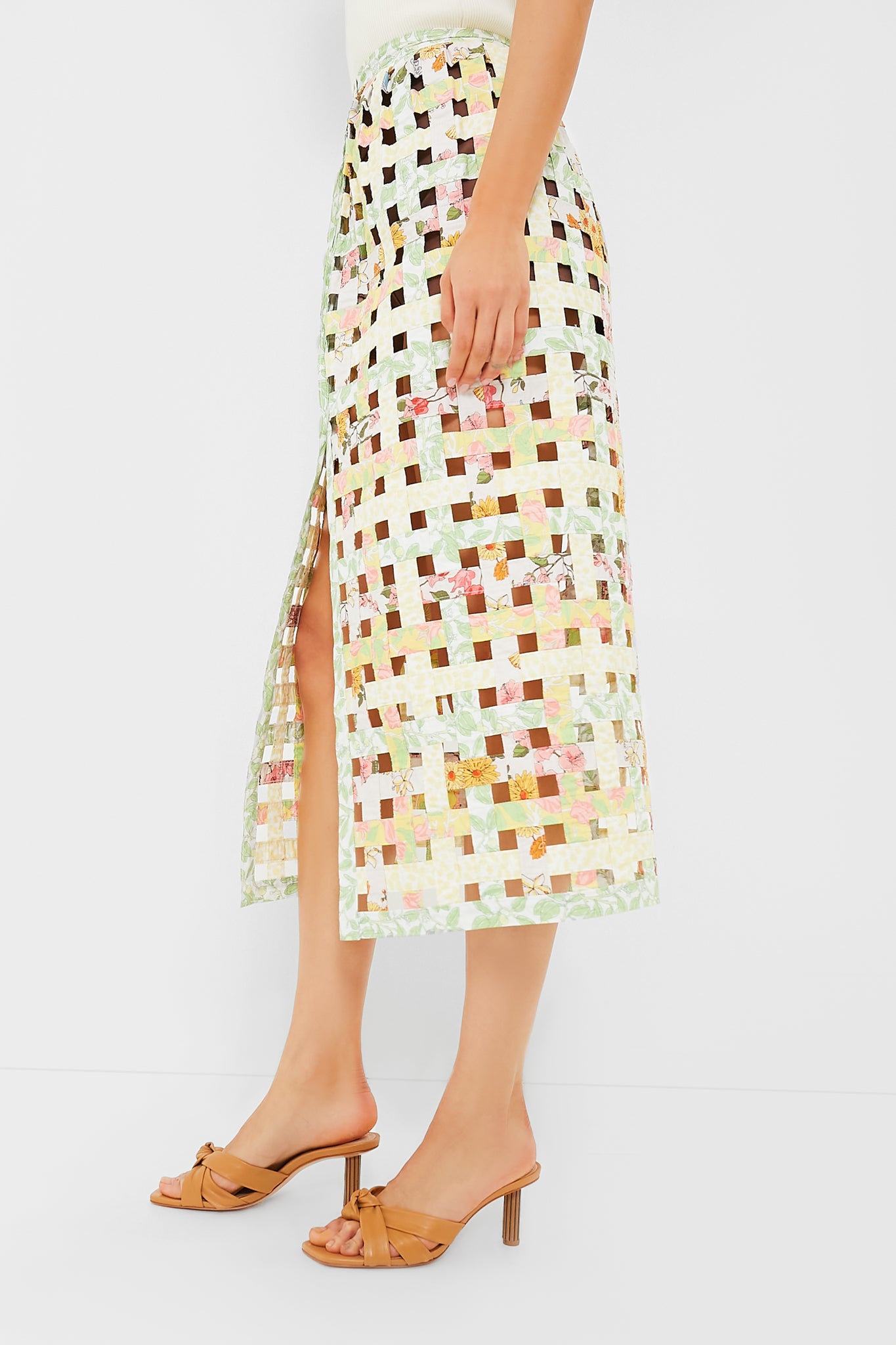 Warm Multi Basket Skirt-Beilave