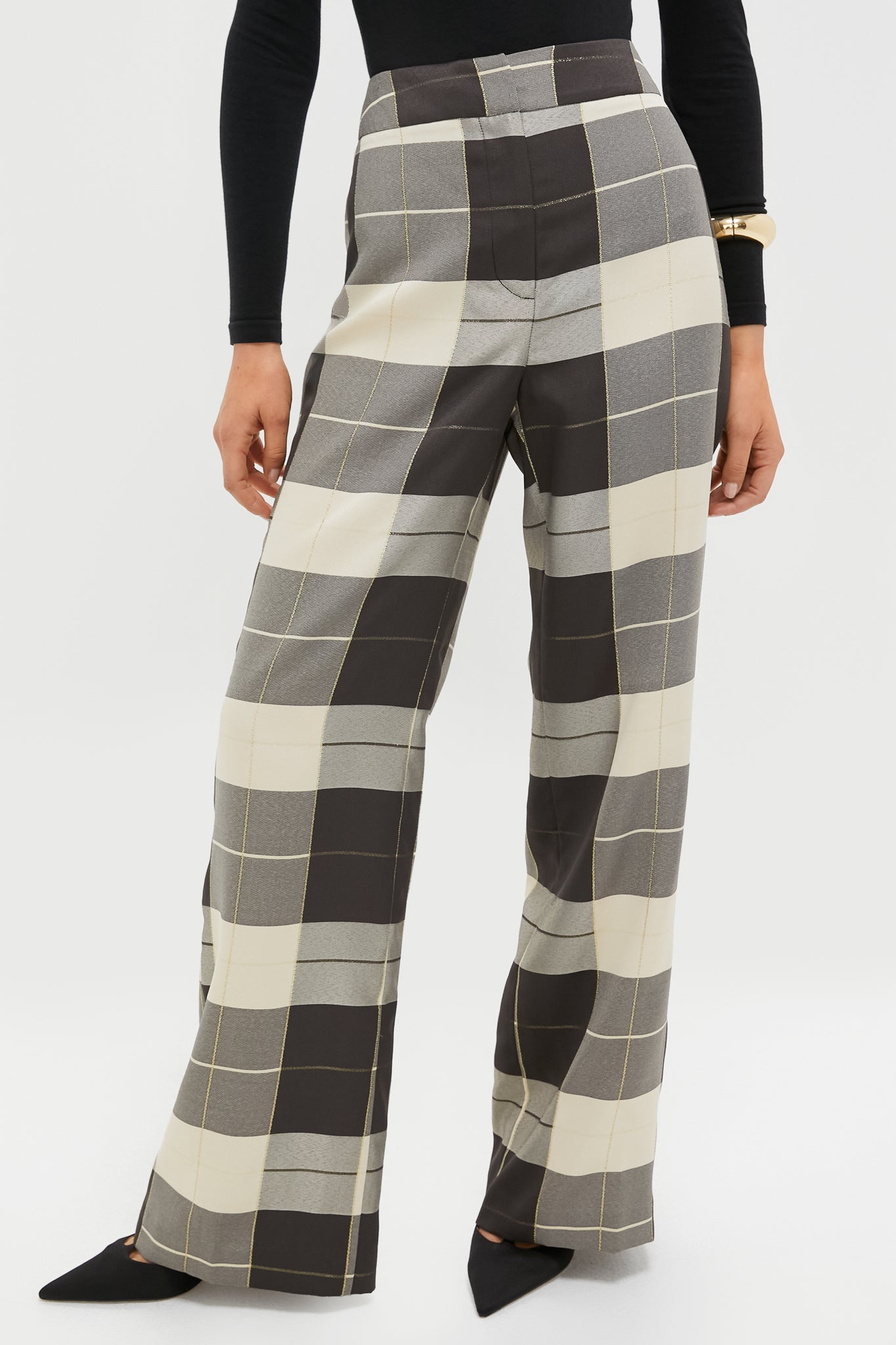 Champagne Problems Plaid Erin Pants-Beilave
