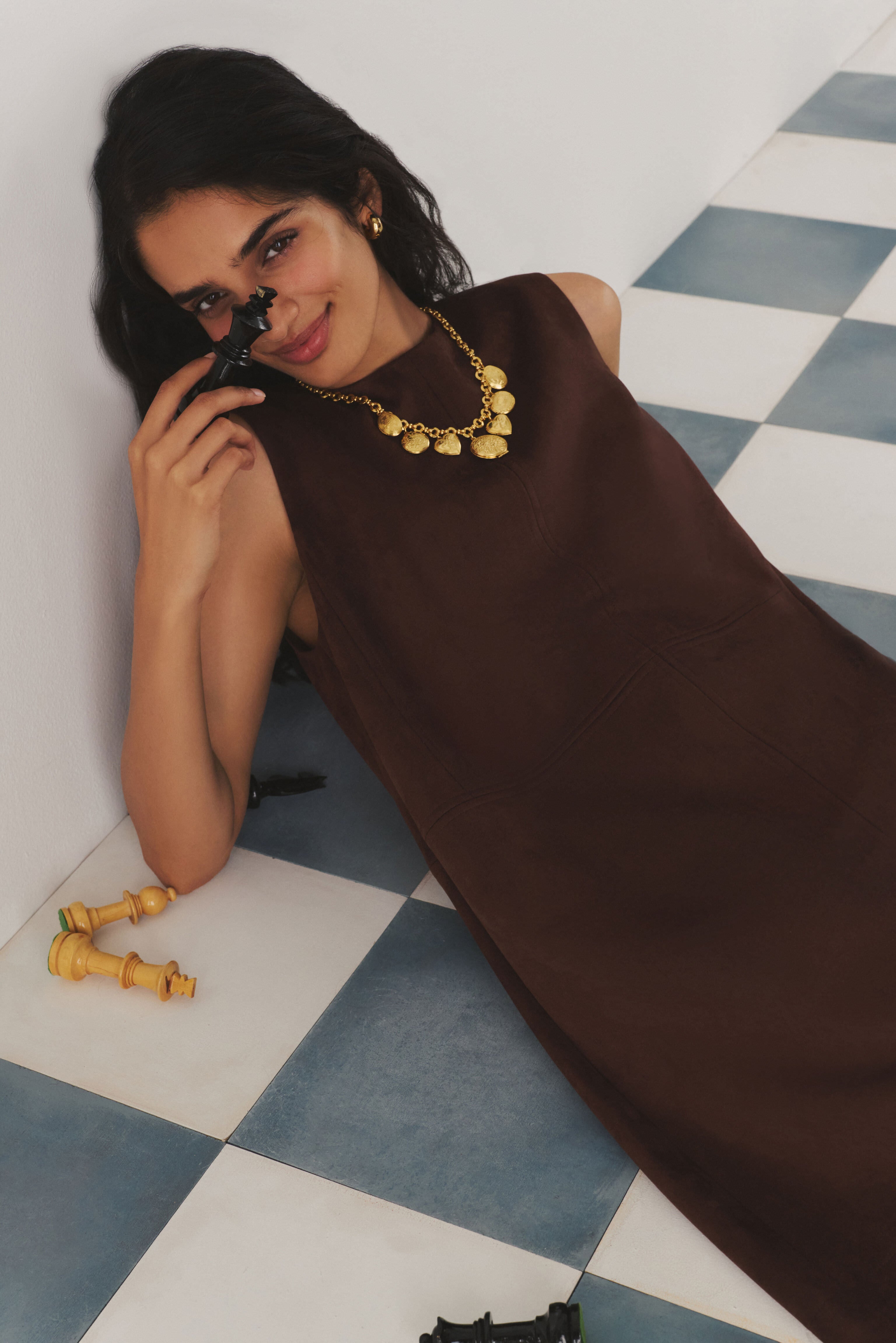 Gold Locket Necklace-Beilave