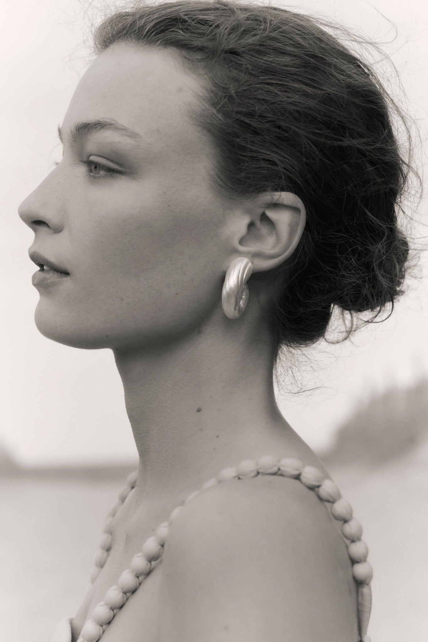 Pearl Nautilus Earrings-Beilave