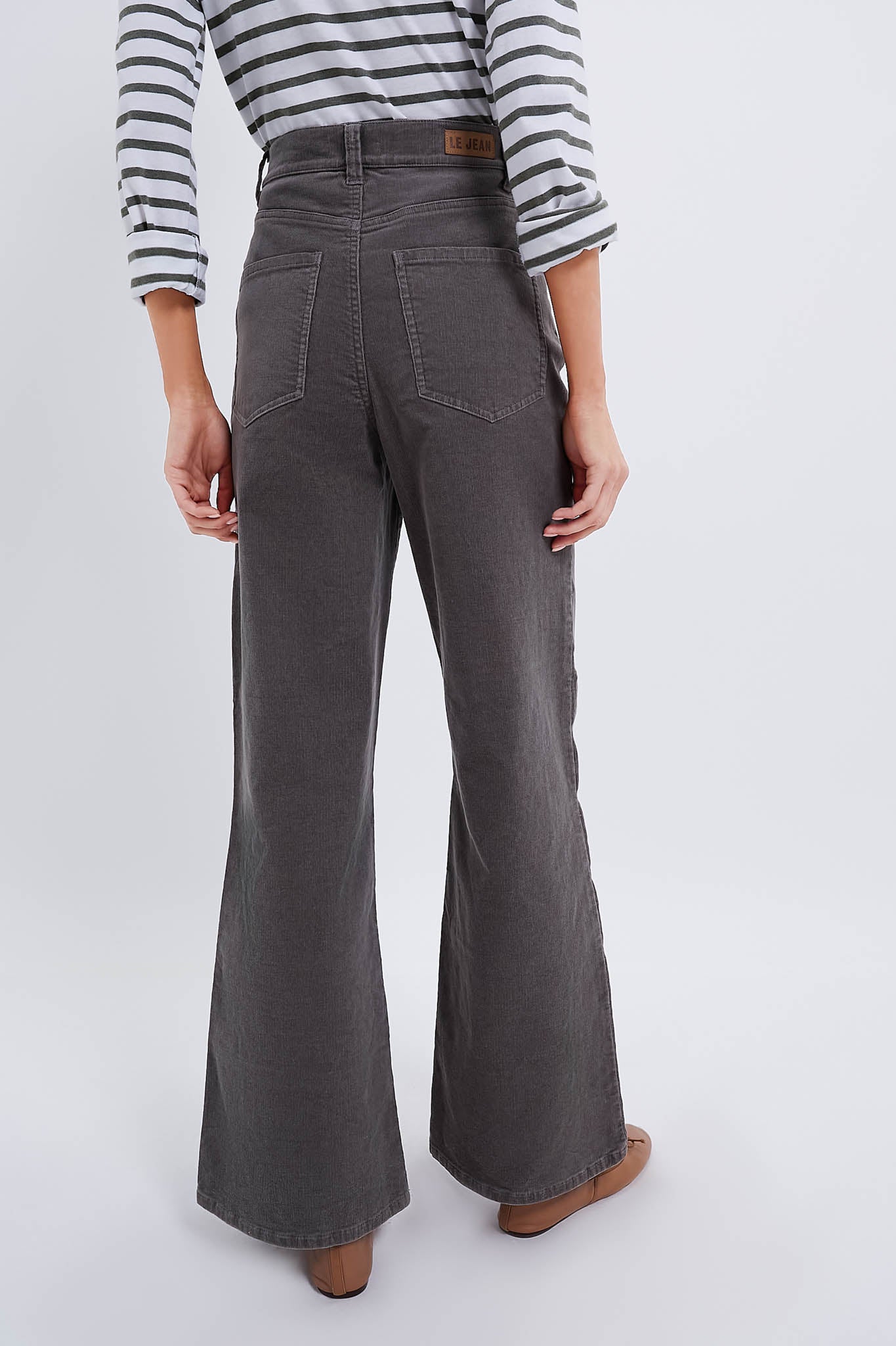 Sandwashed Dusk Corduroy Virginia Wideleg-Beilave