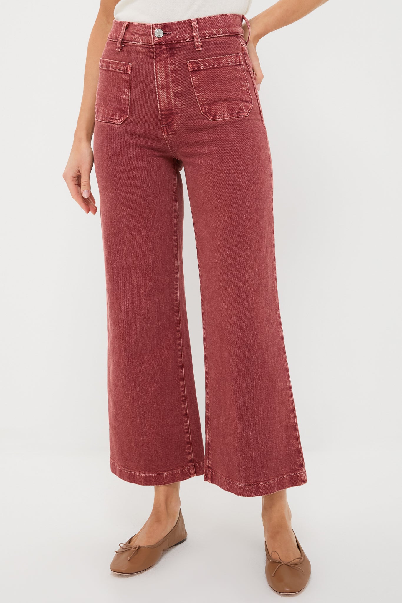 Sandwashed Spice Virginia Wideleg Ankle-Beilave