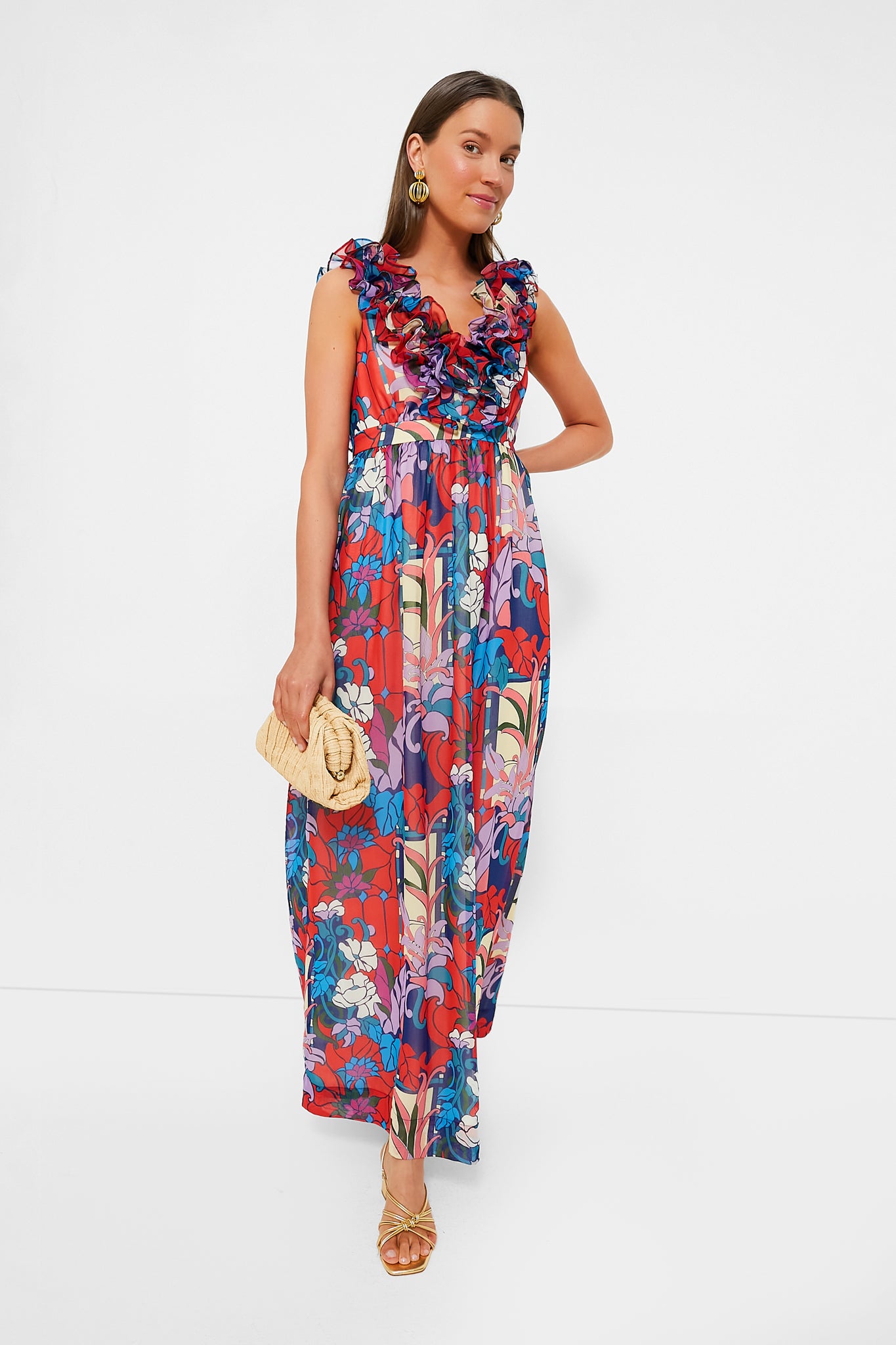 Climbing Cosmos Priscilla Dress-Beilave