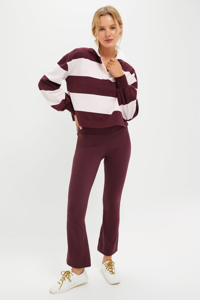 Winetasting High Rise Compression Spandex Millie Yoga Pant-Beilave