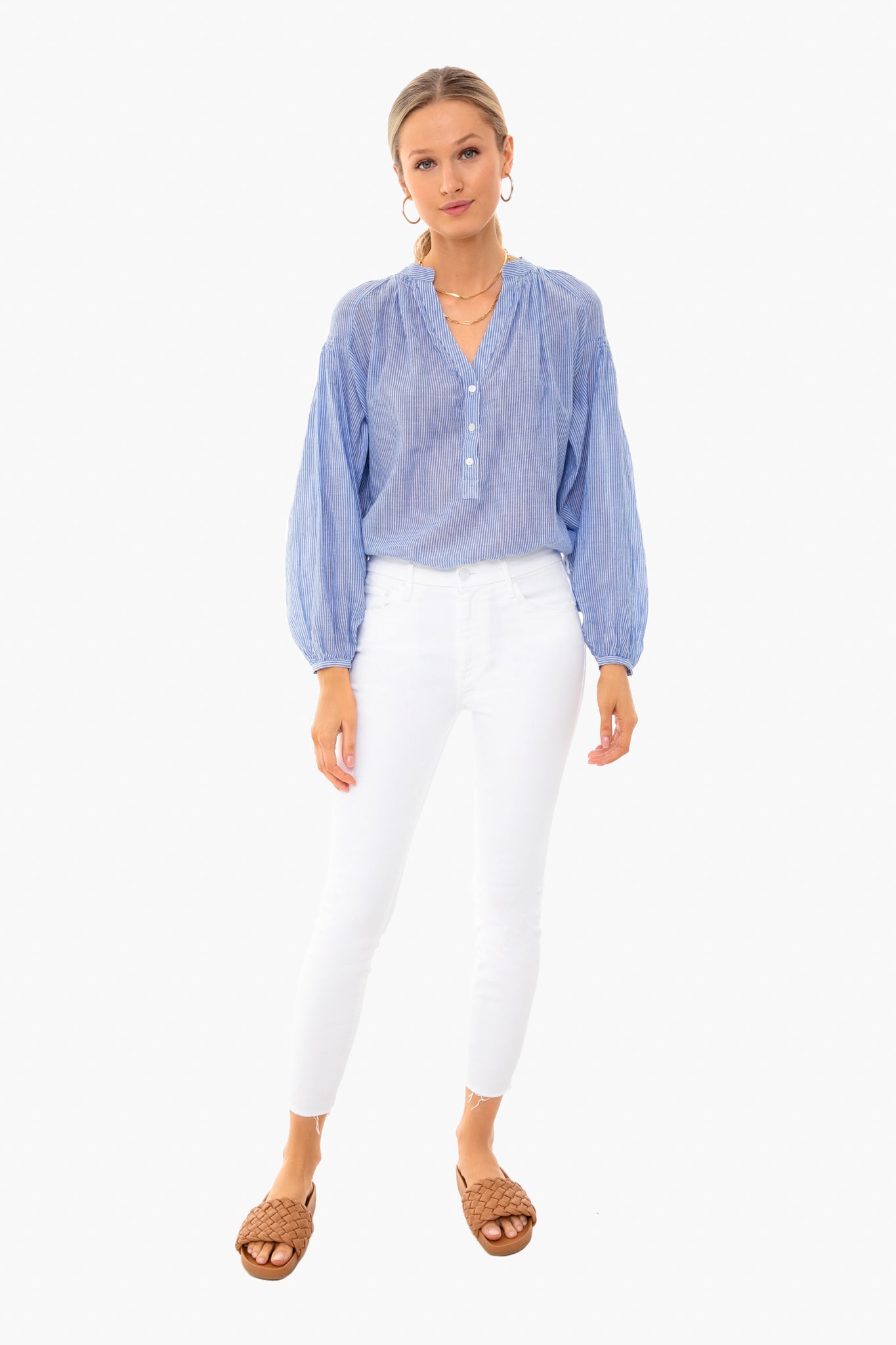 Dark Sand Sonnie Flat Sandals-Beilave