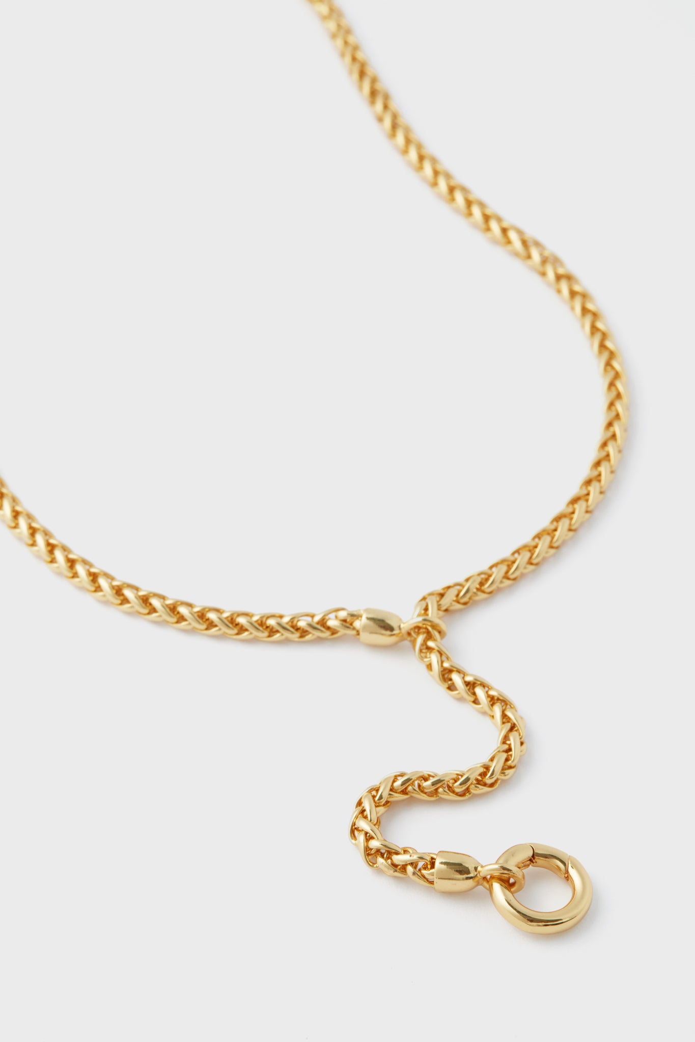 Gold Lariat Necklace-Beilave