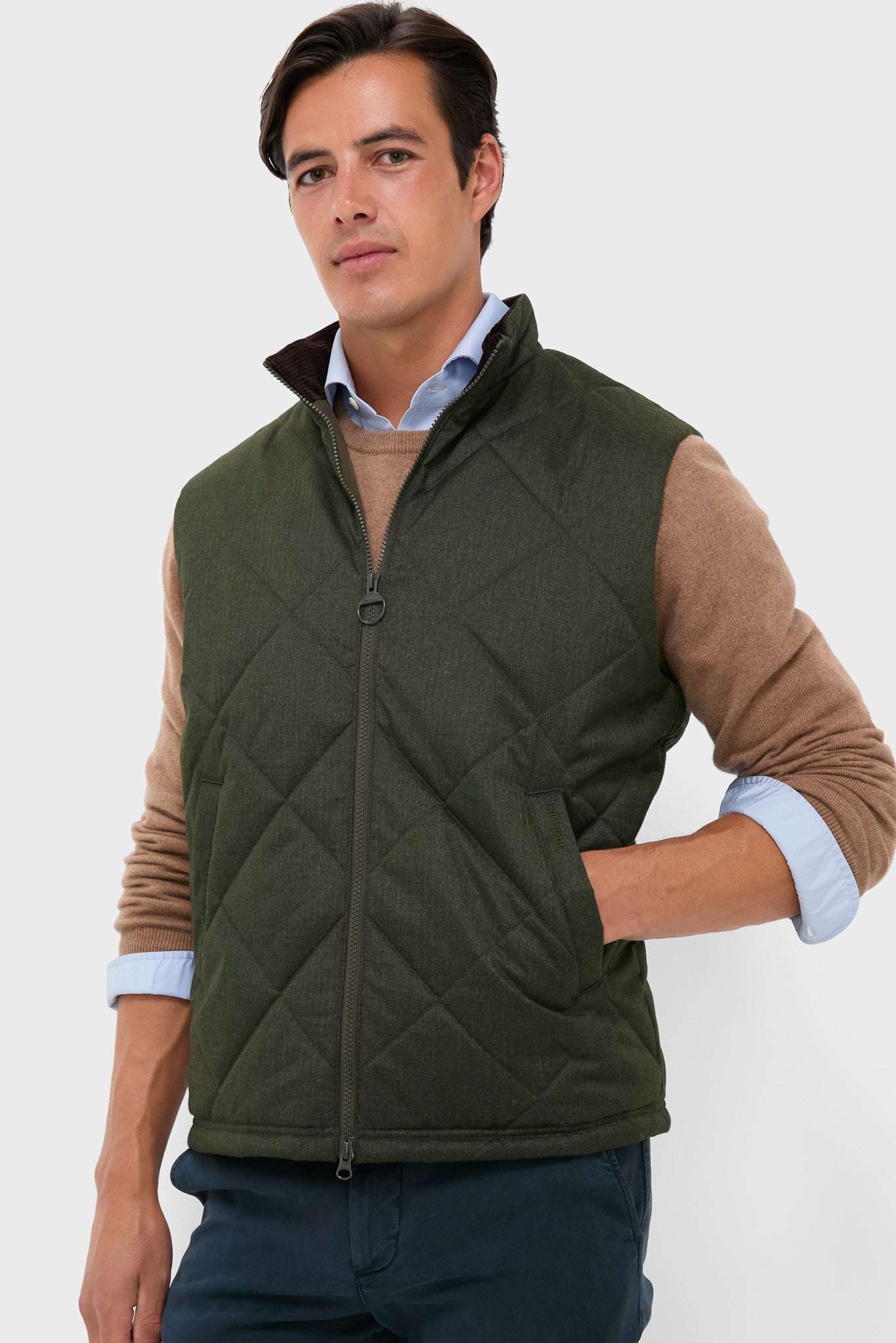 Olive Winter Finn Gilet-Beilave