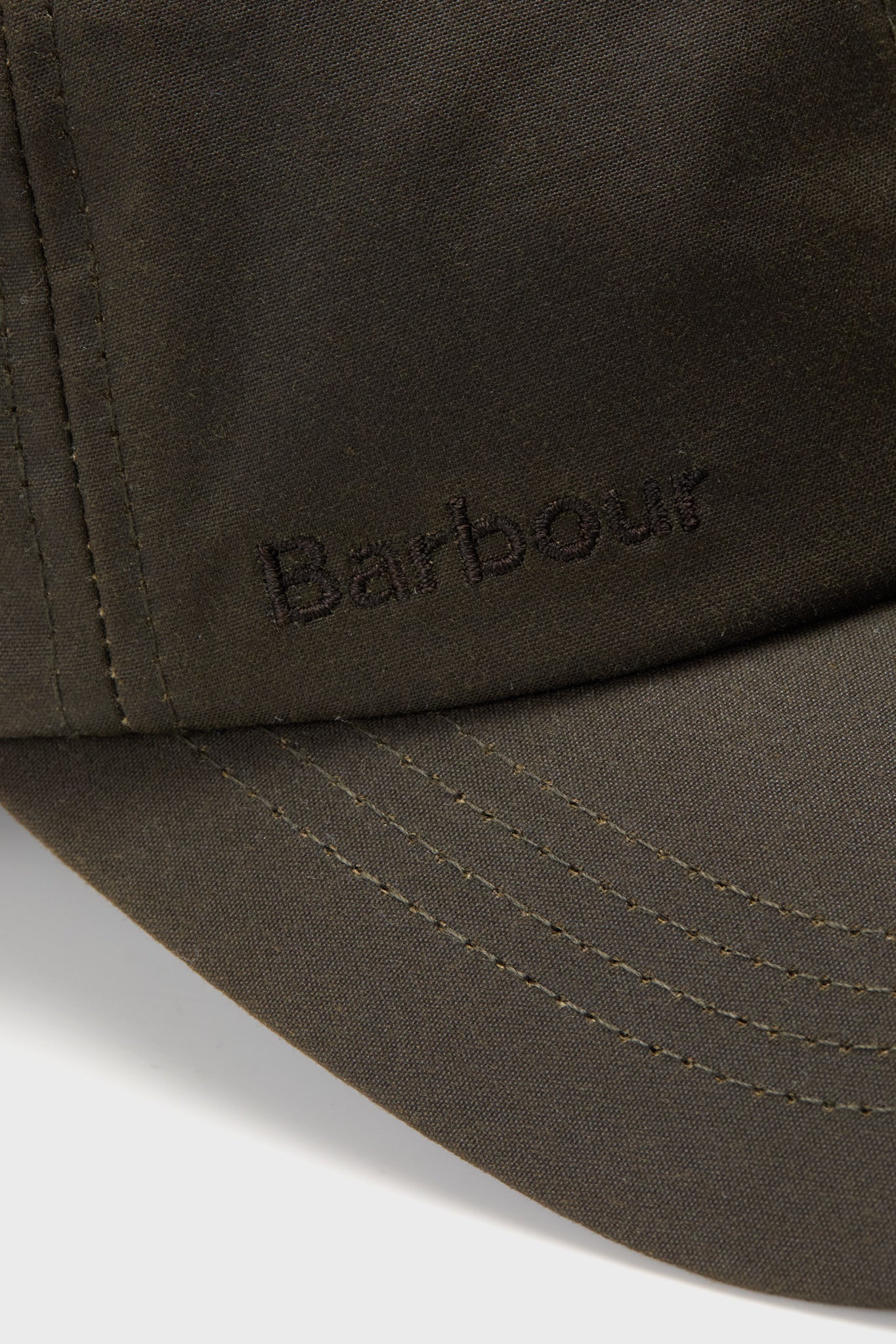 Olive Wax Sports Cap-Beilave