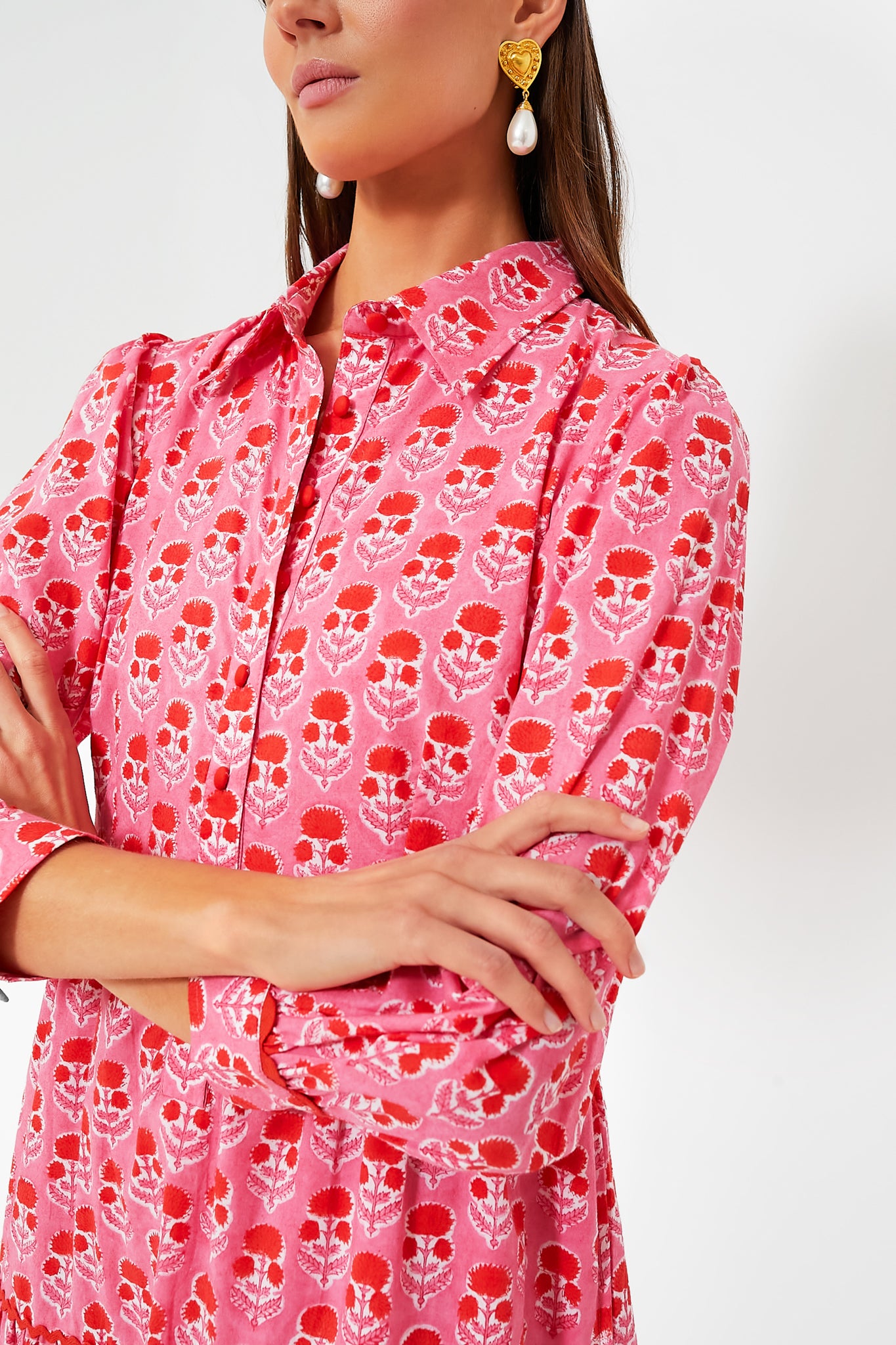 Bubblegum Marigold Gina Dress-Beilave