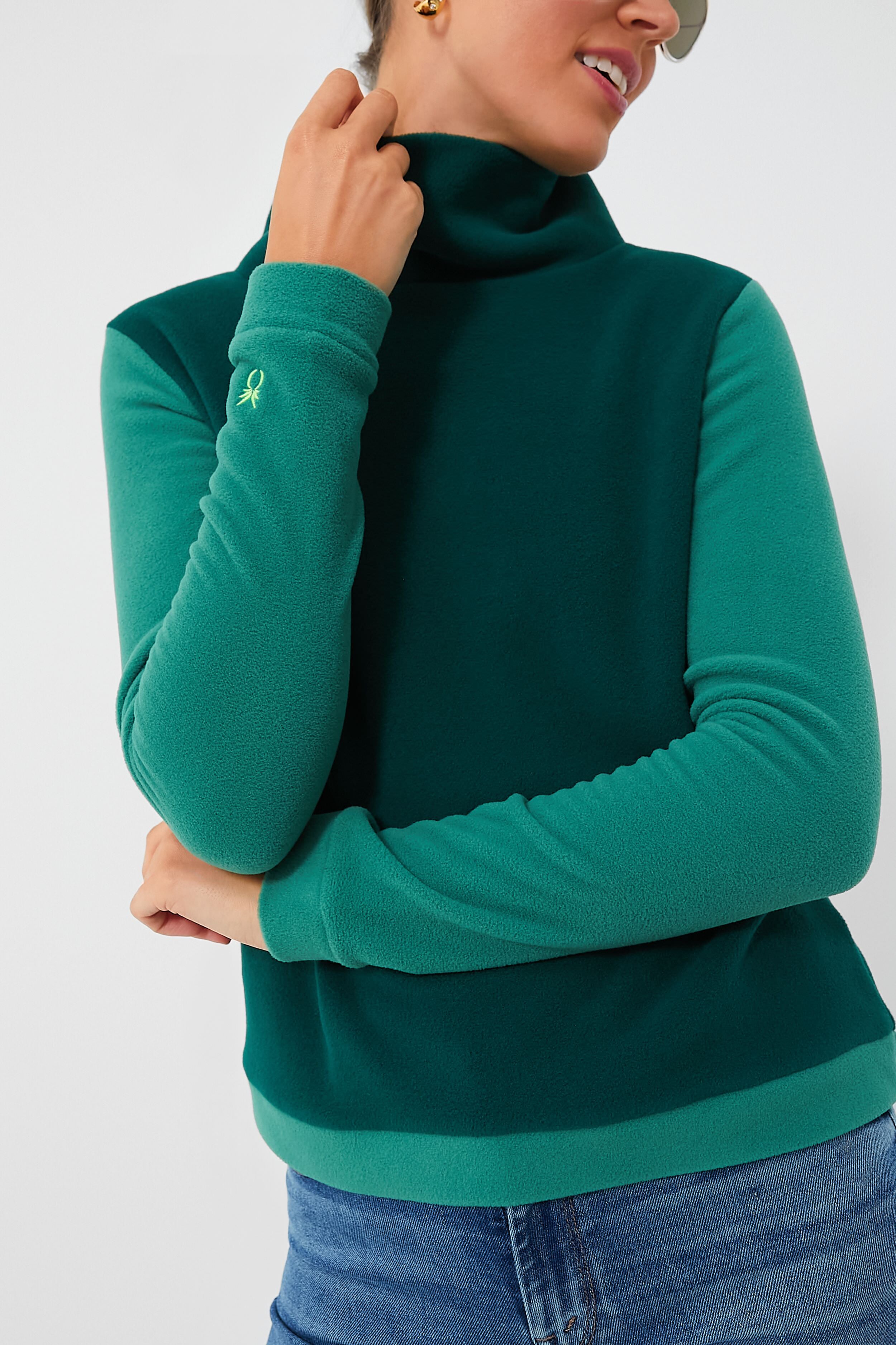 Exclusive Emerald Jaguar Green Colorblock Park Slope-Beilave