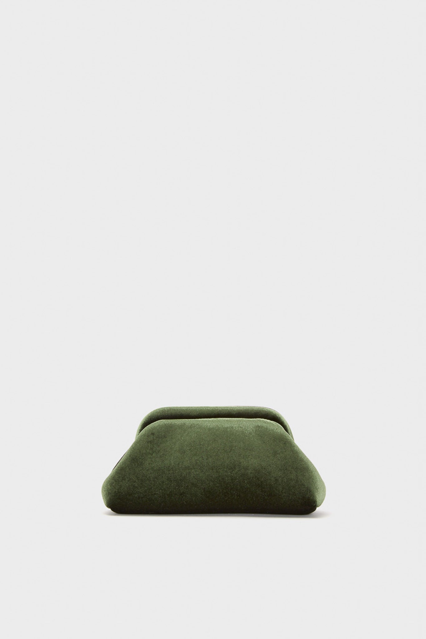 Green Velvet Clutch-Beilave