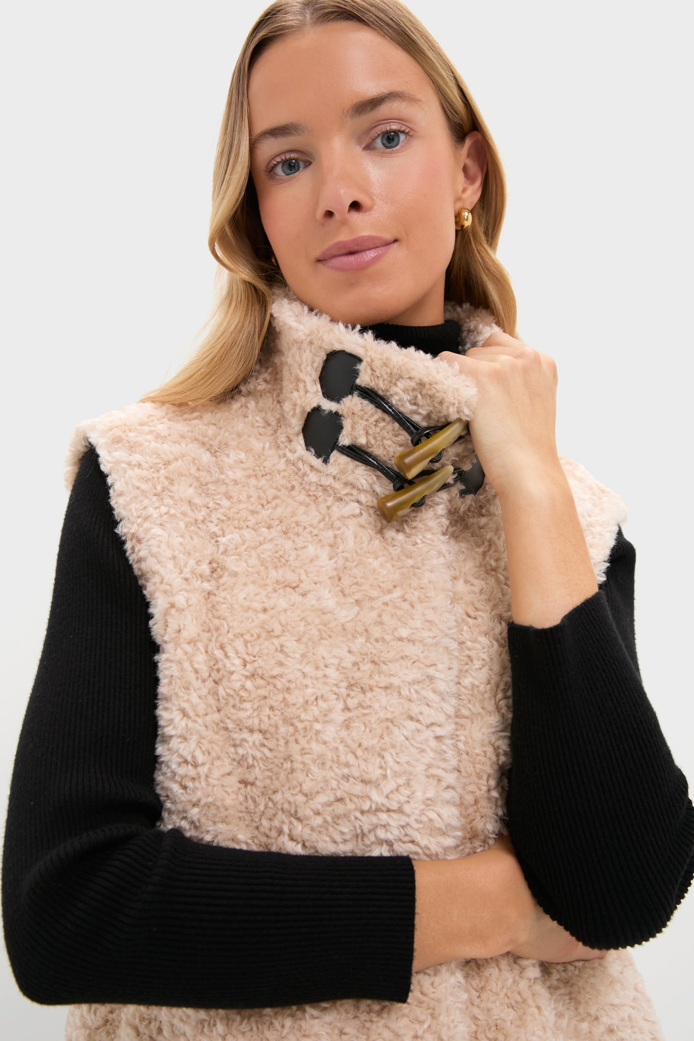 Tan Sherpa Wilson Vest-Beilave