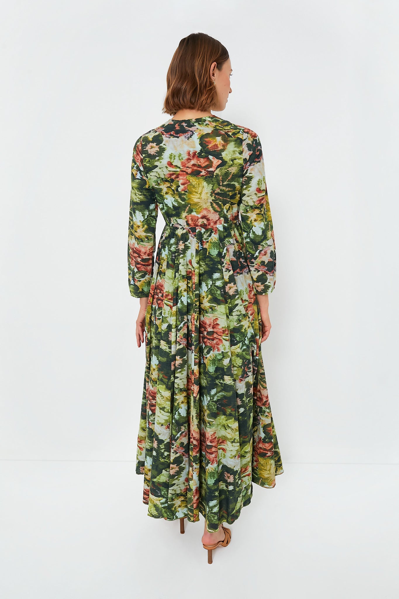 Green Ladakh Angela Maxi Dress-Beilave