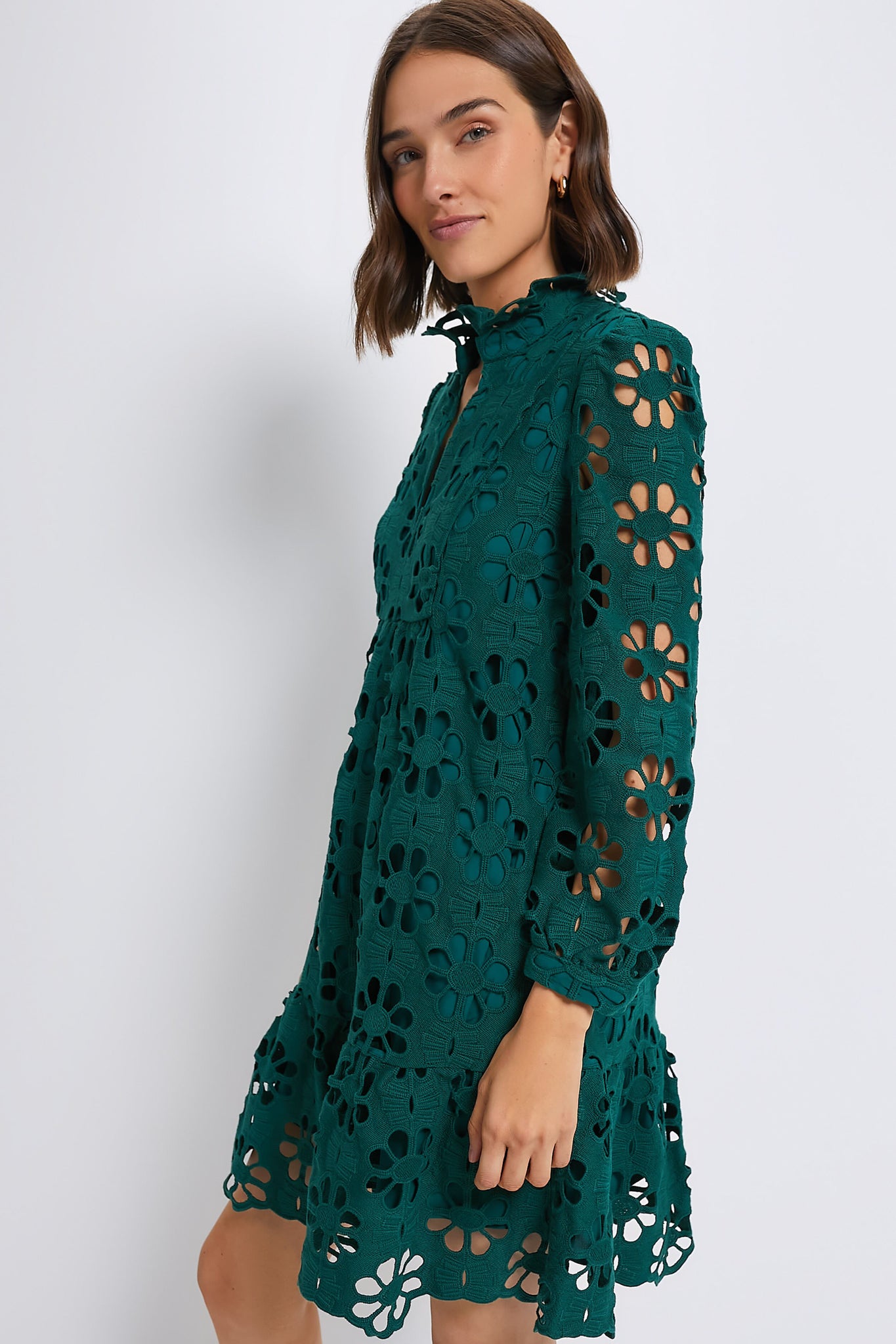 Green Lace Palmerston Dress-Beilave
