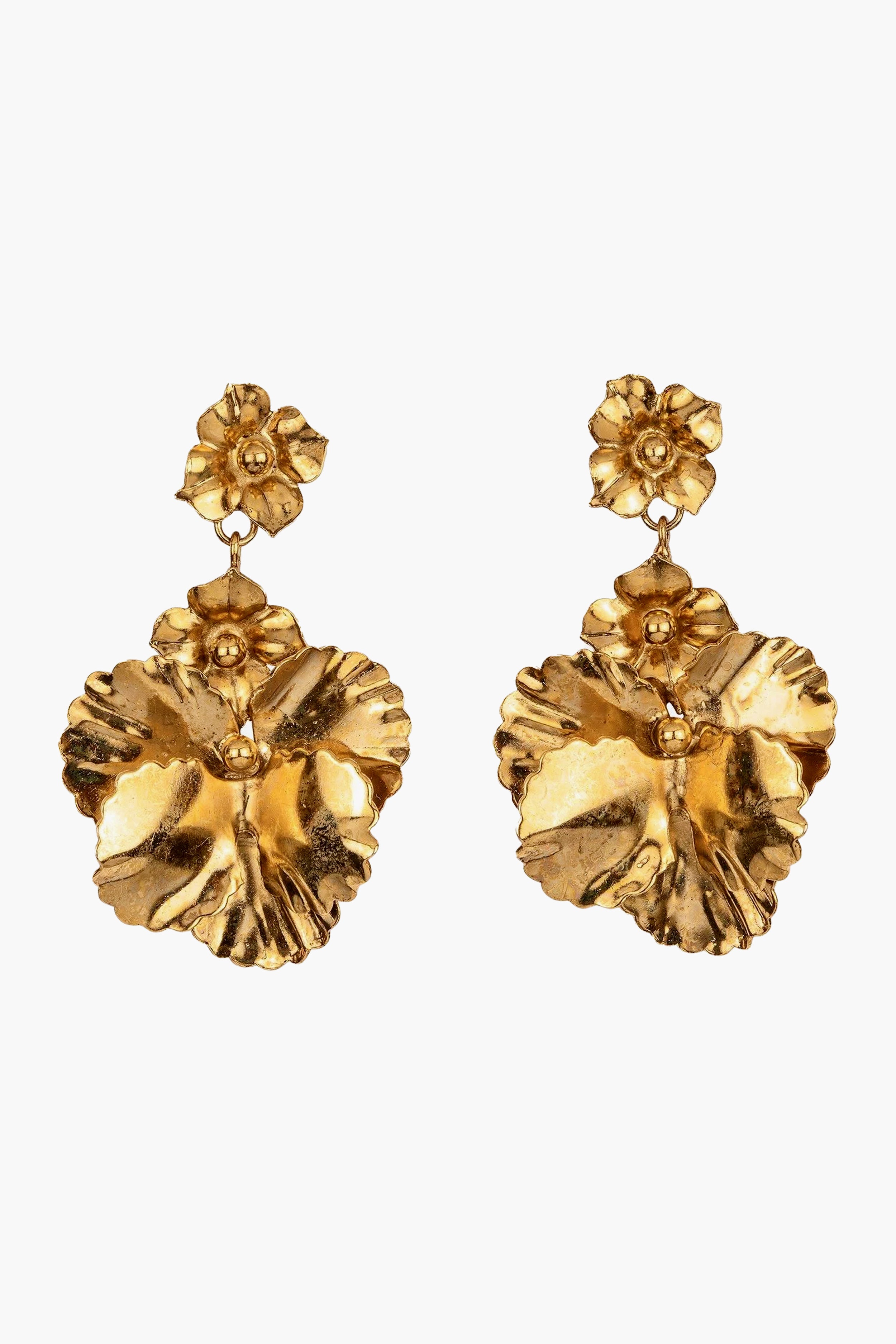 Gold Samara Earrings-Beilave