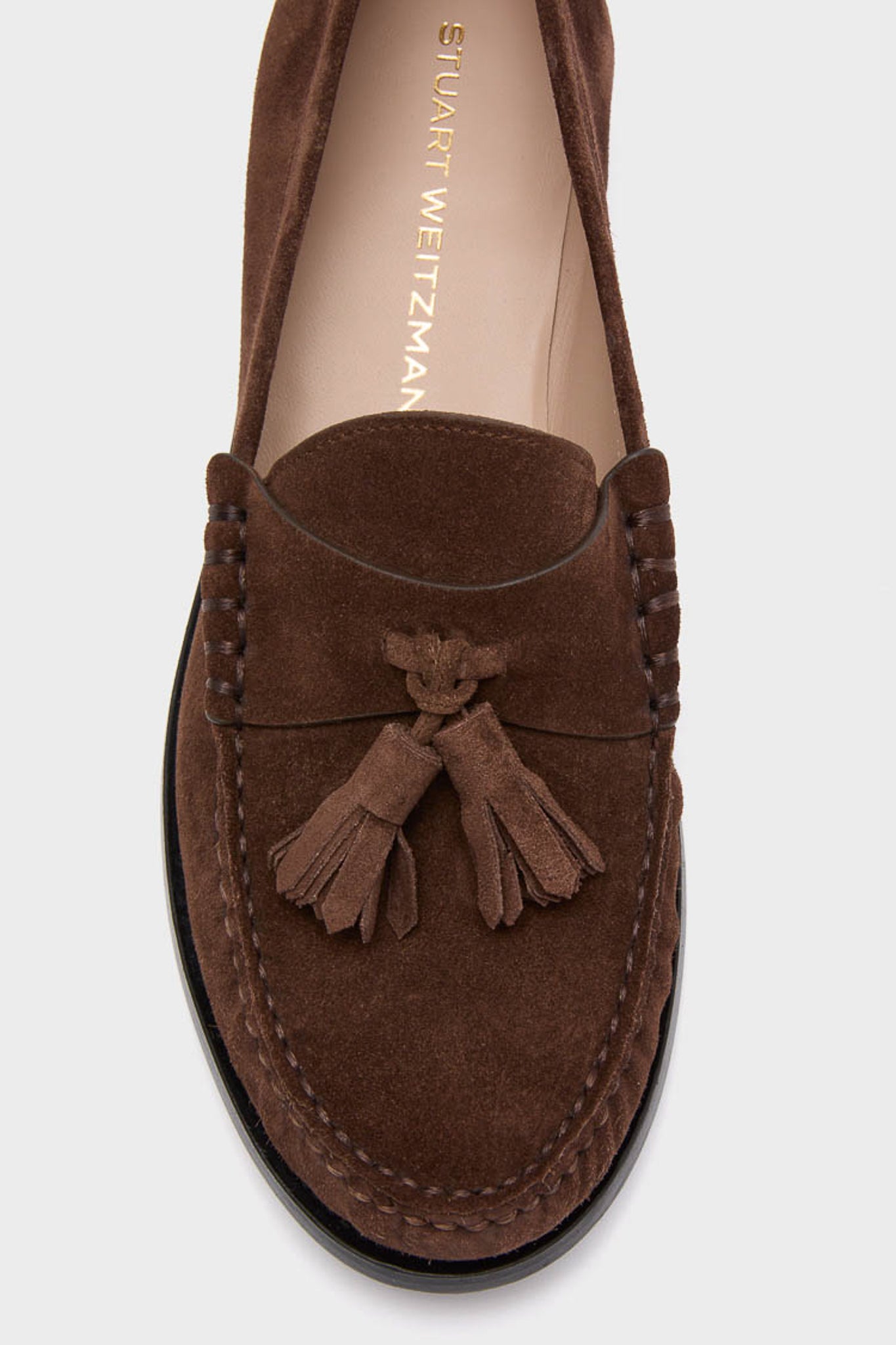 Walnut Lottie Tassel Loafers-Beilave
