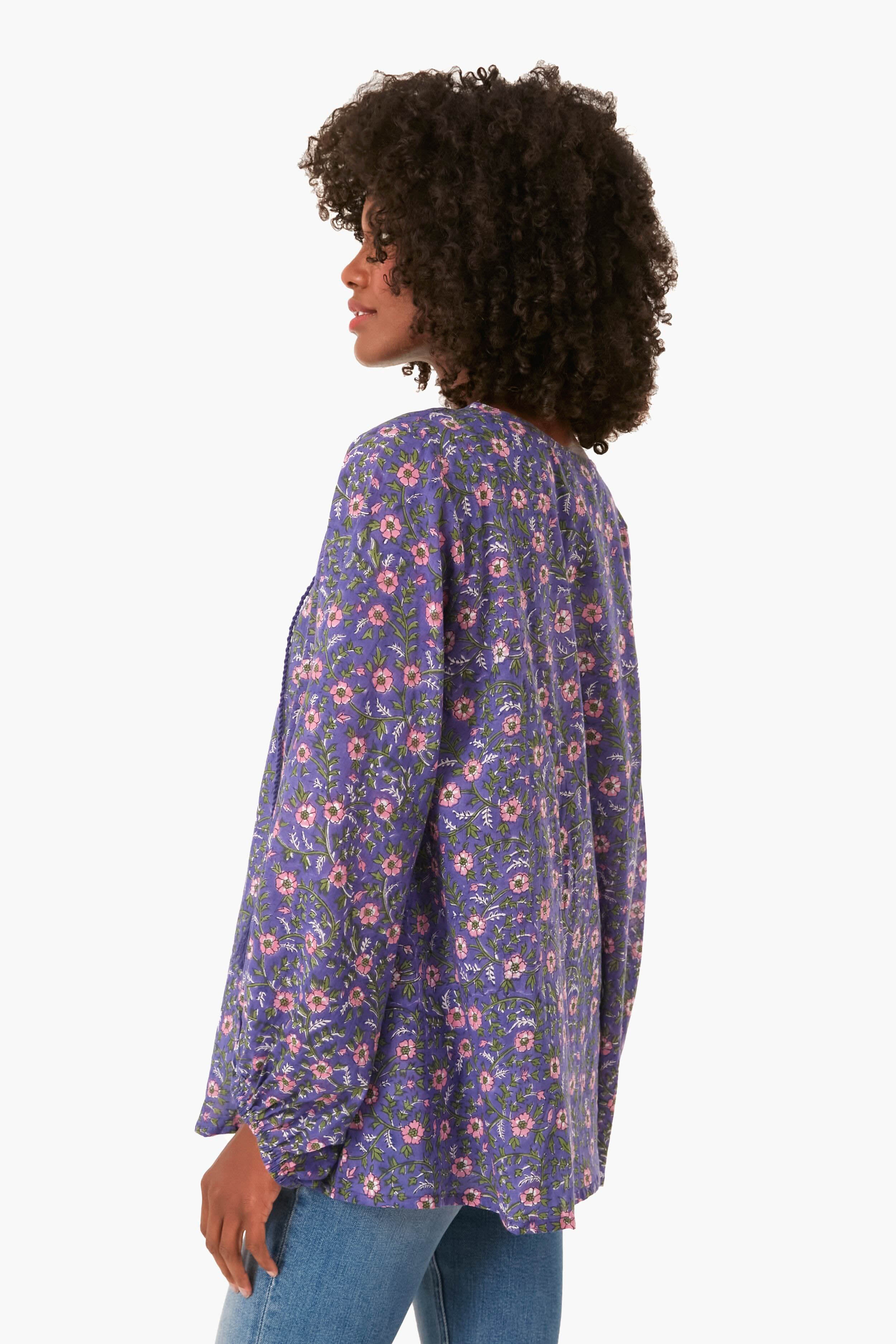 Iris Wildflower Bardot Top-Beilave