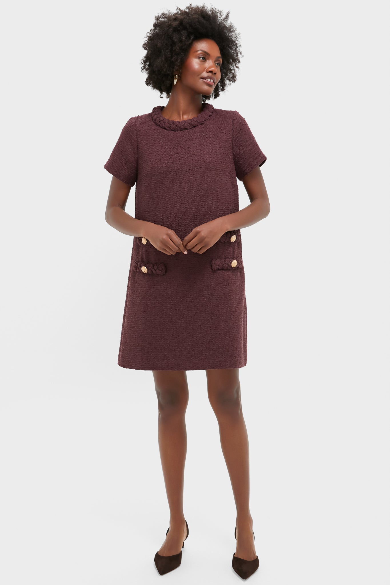 Winetasting Tweed Jackie Dress-Beilave